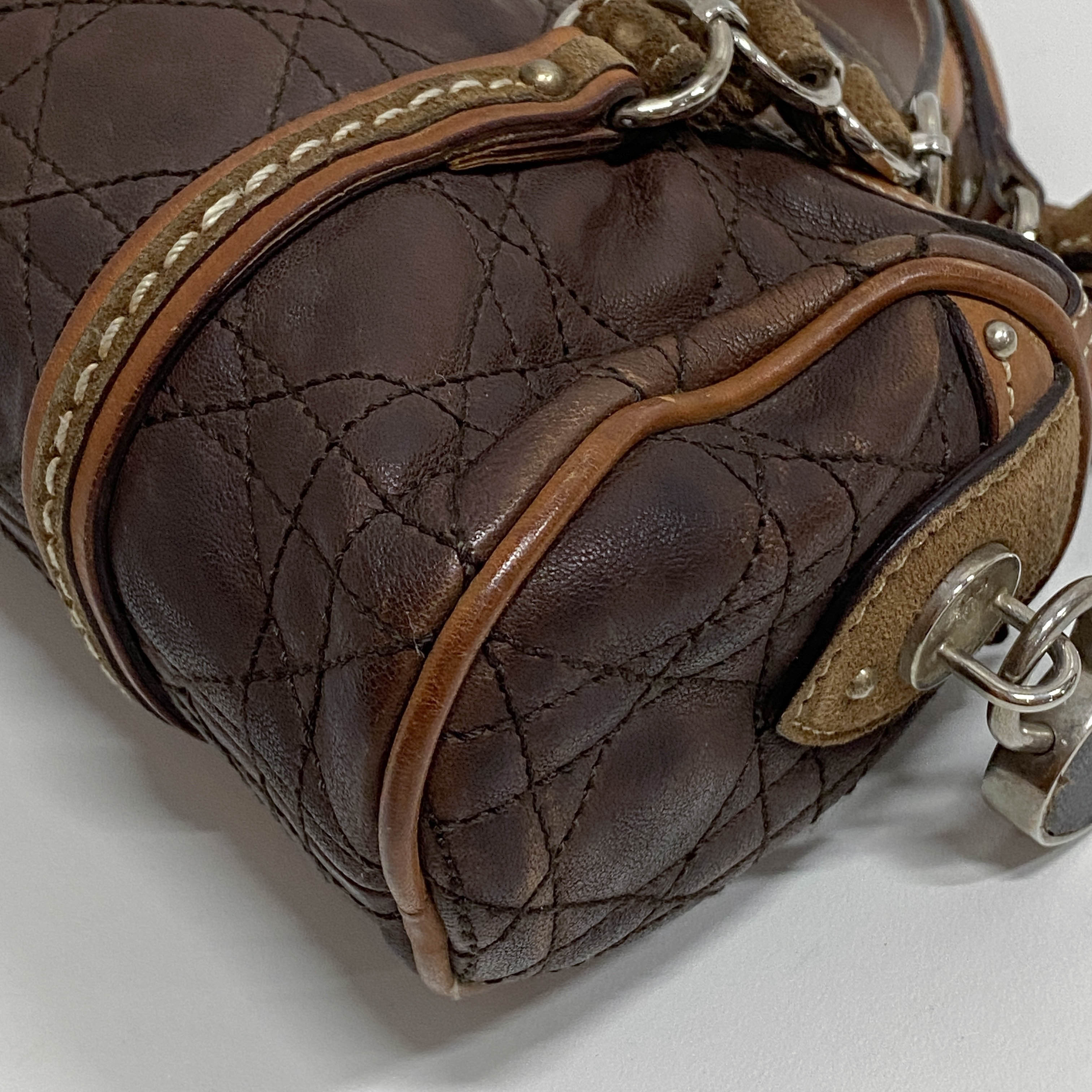 Vintage Brown Leather Hand Bag