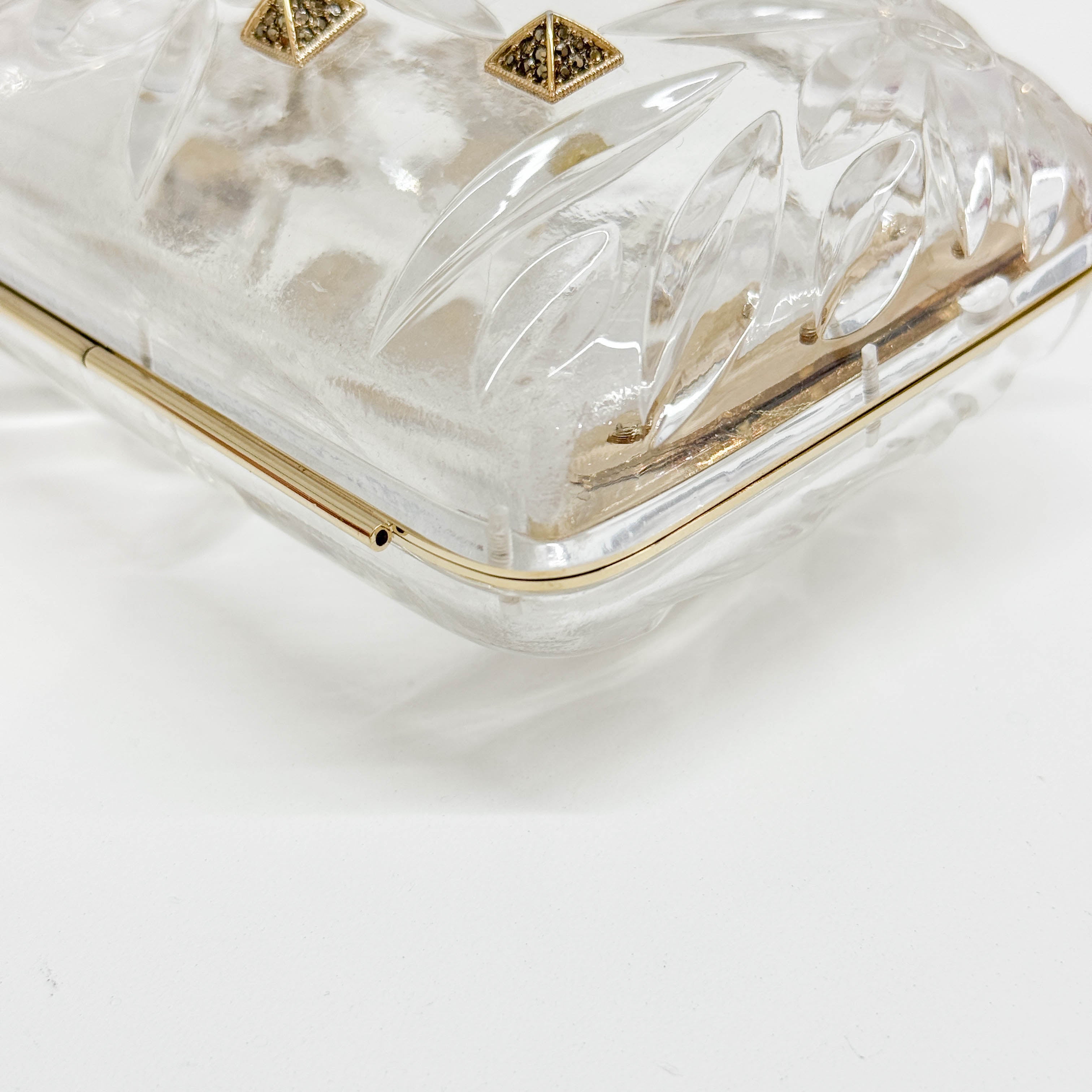 Studs Clear Plastic Two Way Bag