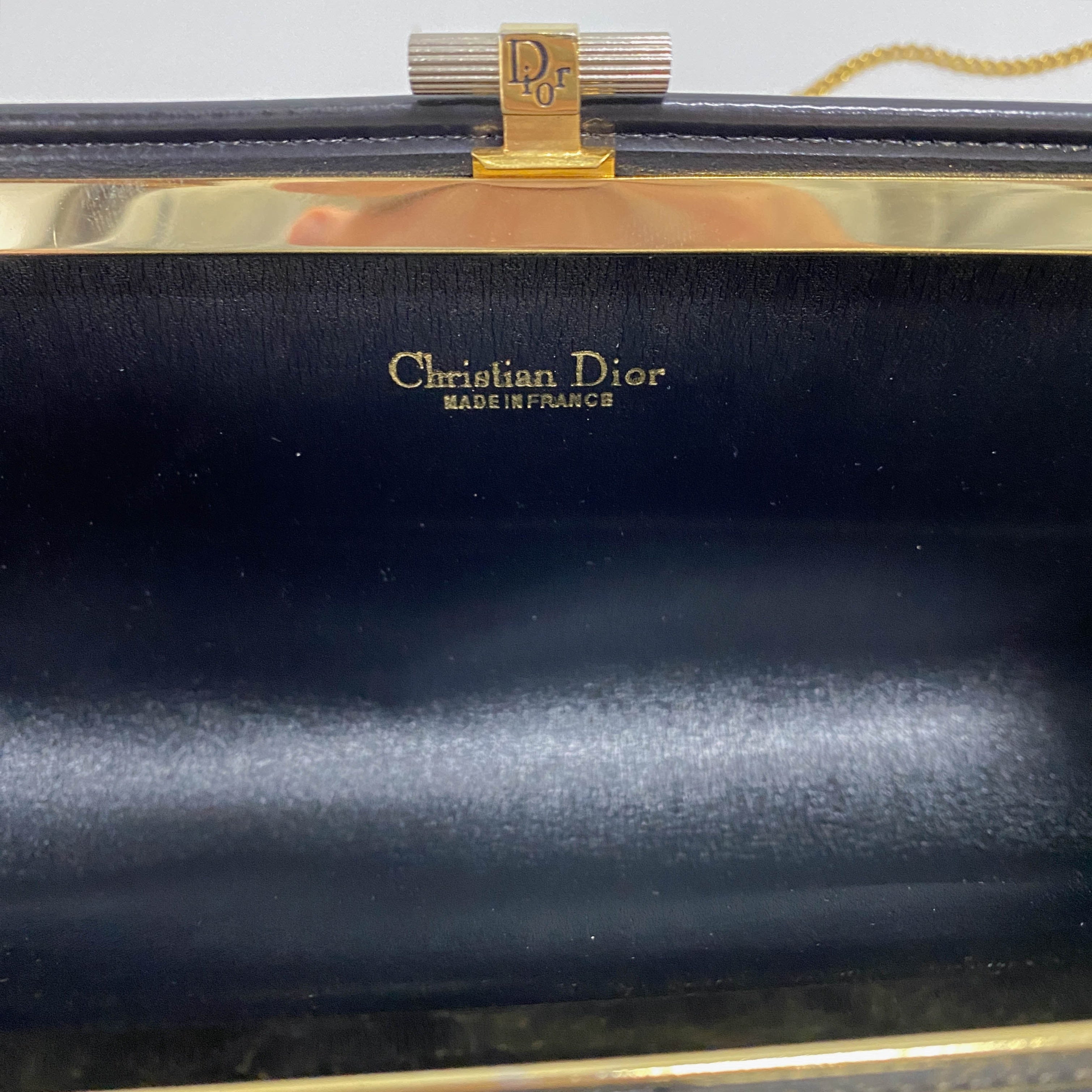 Vintage Black Canvas Two Way Bag