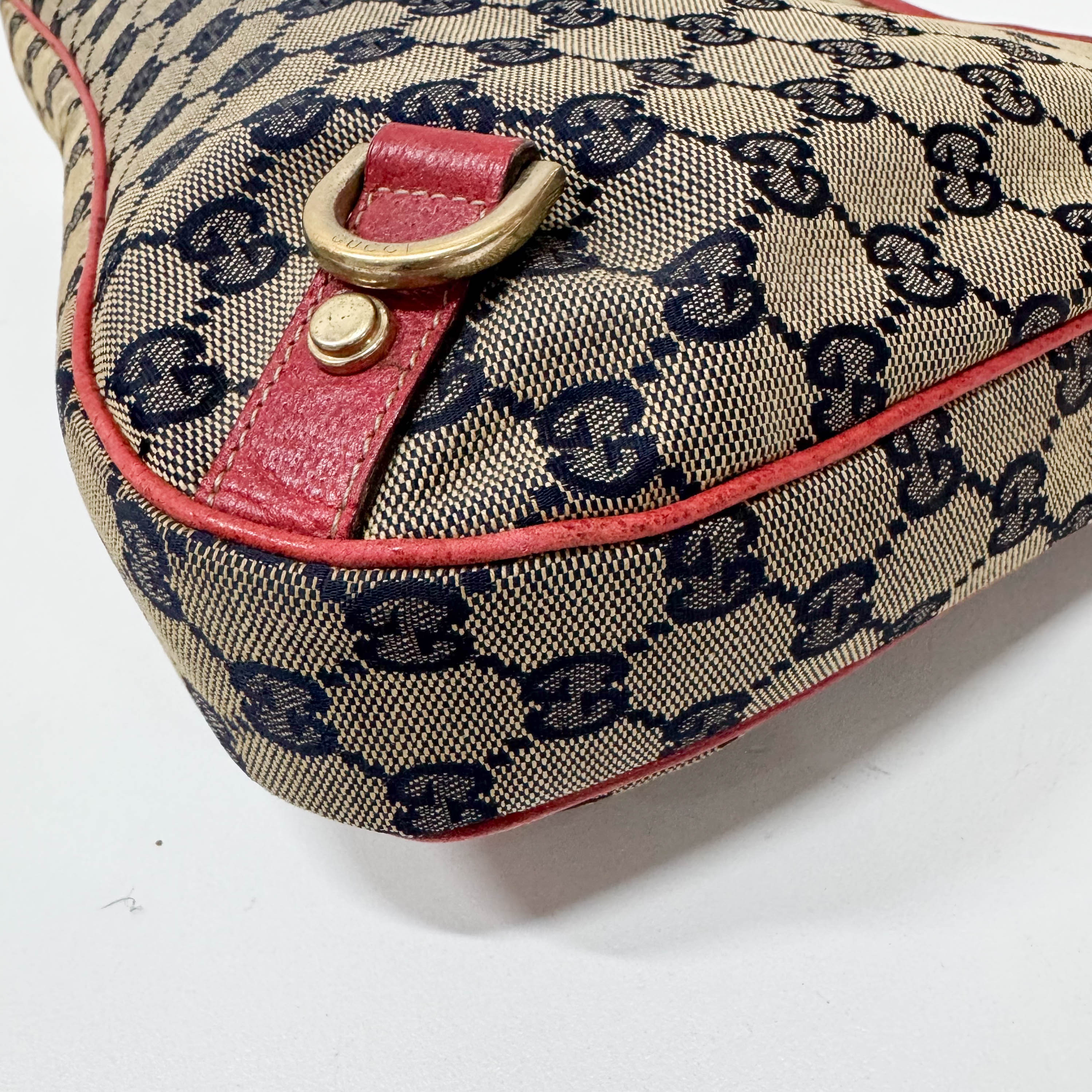 GG Canvas D-Ring Abbey Hobo Bag