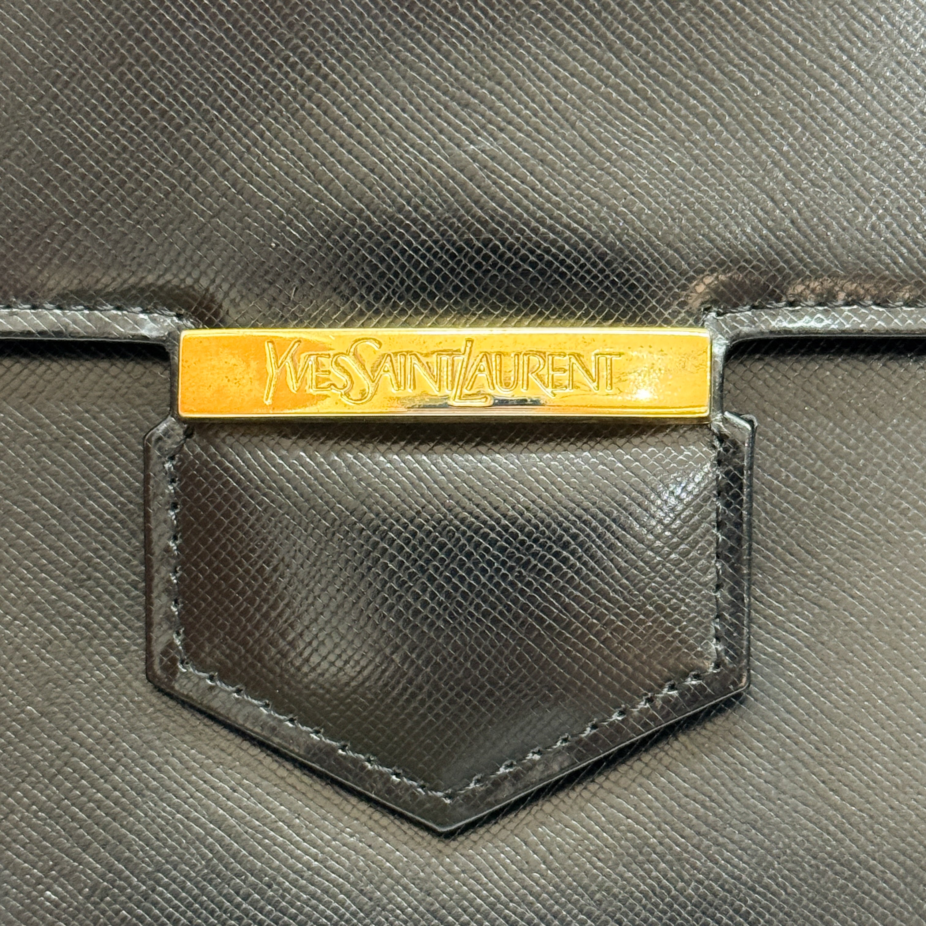 Black Leather Handbag