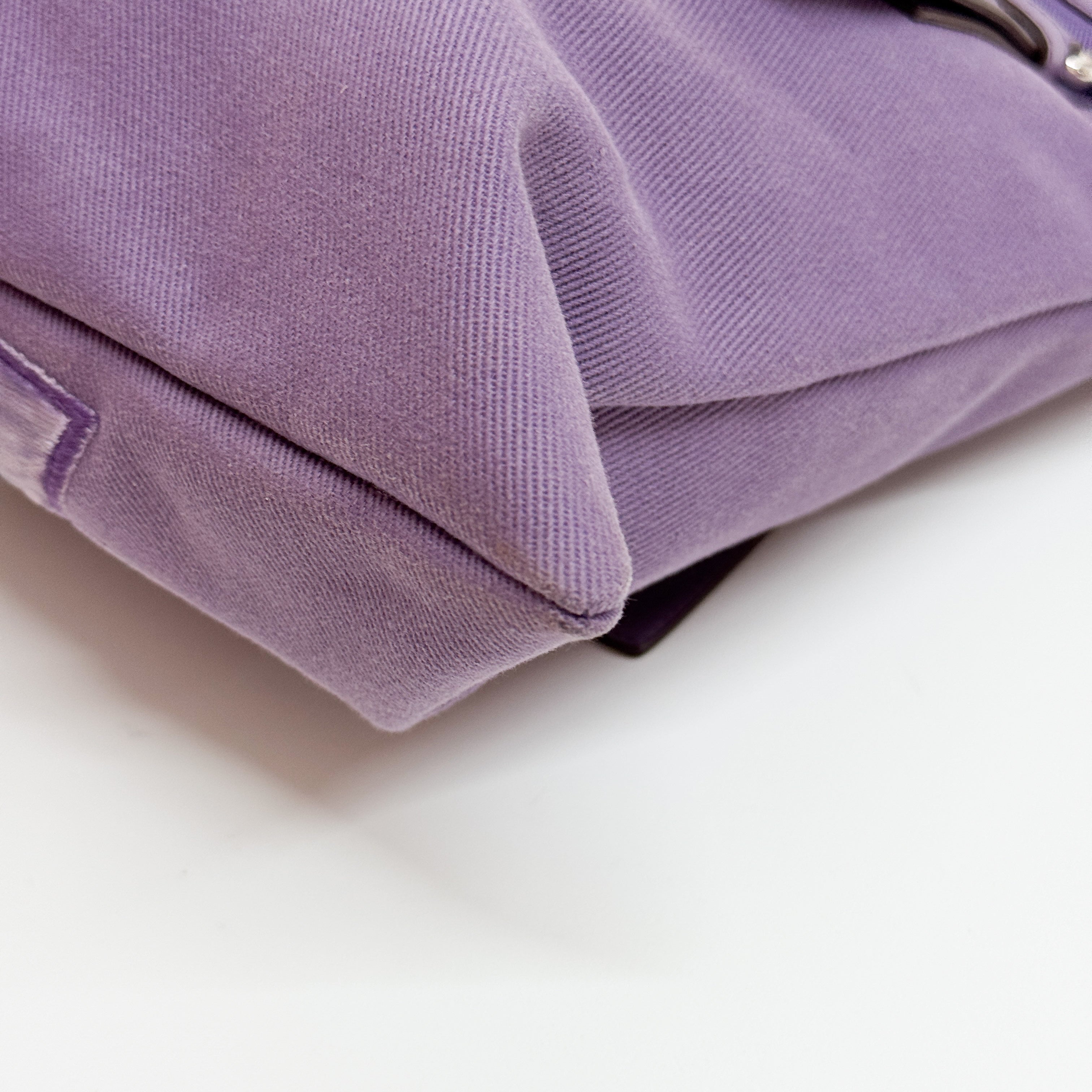 Vintage Purple Cotton Tote Bag