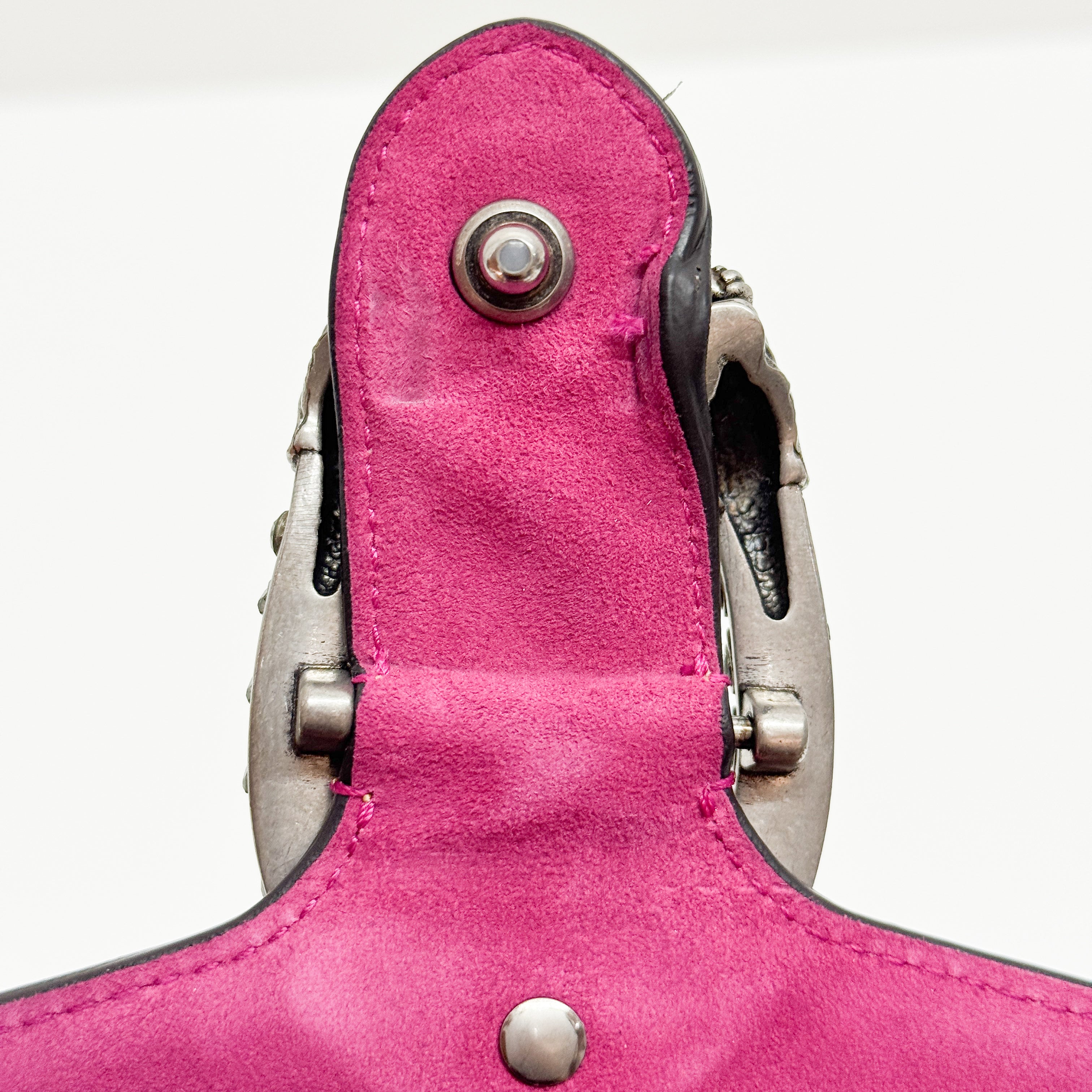 Dionysus Mini Gold Leather Shoulder Bag