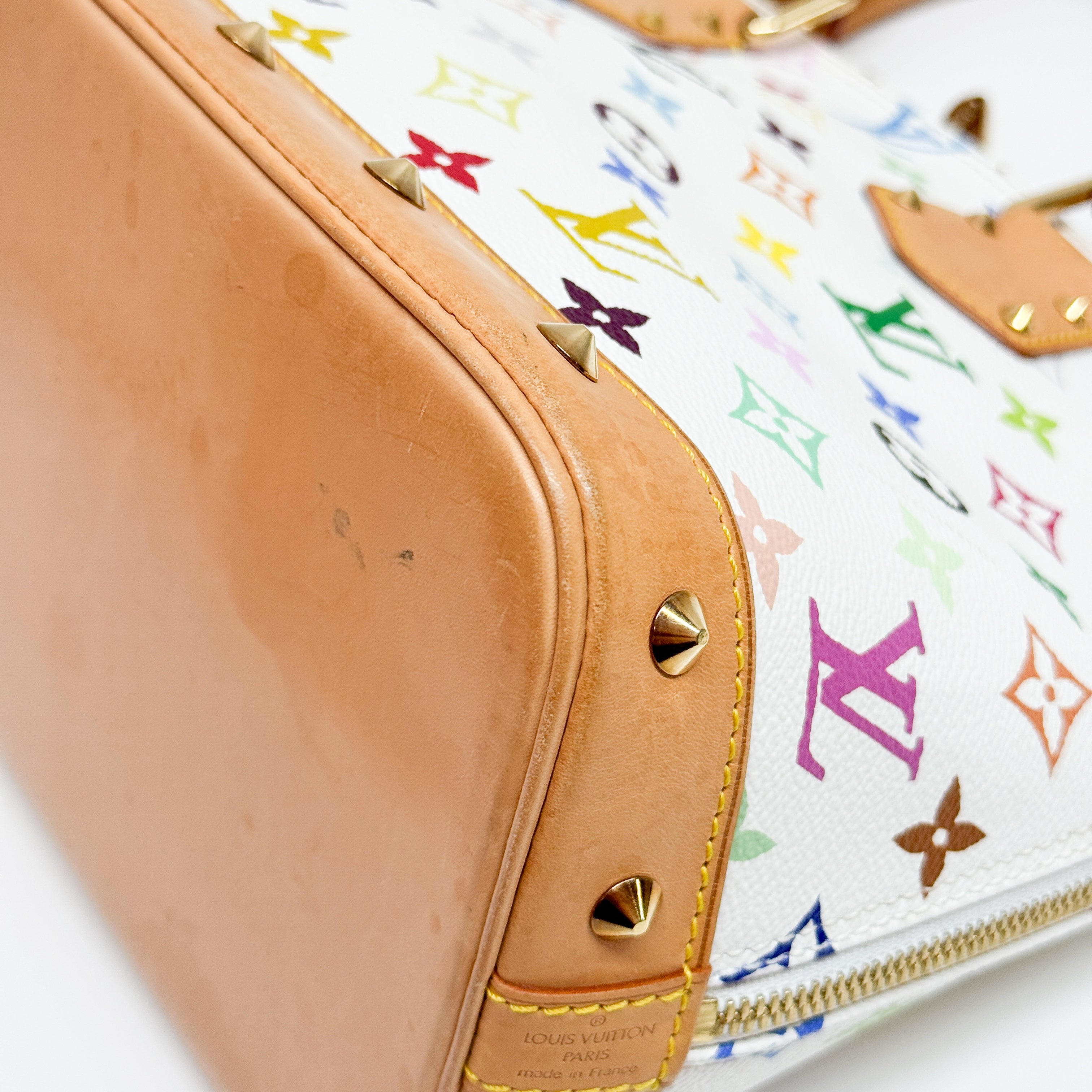 Monogram Multi-color Coated Canvas Hand Bag