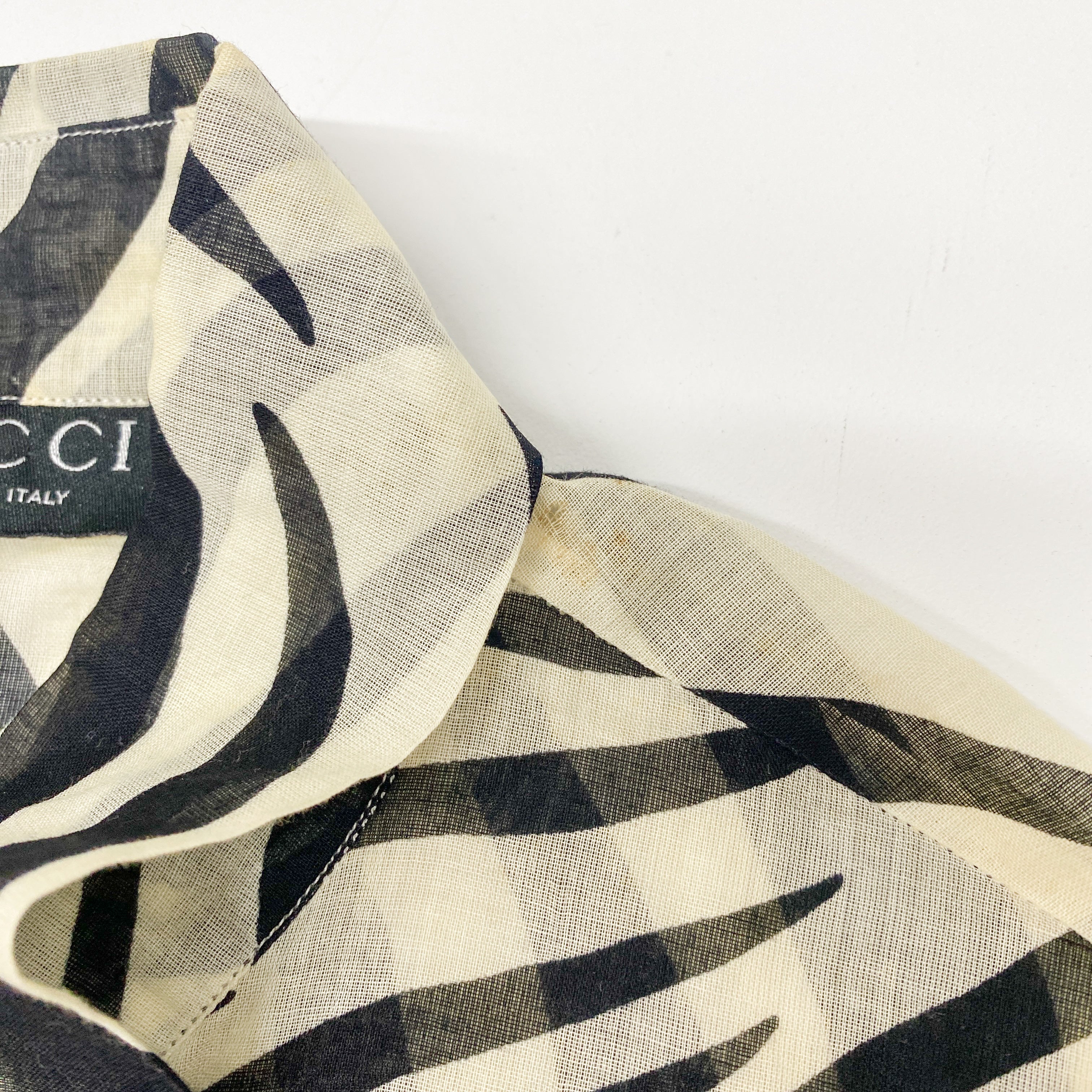 Size 40 Zebra Print Cotton T shirt