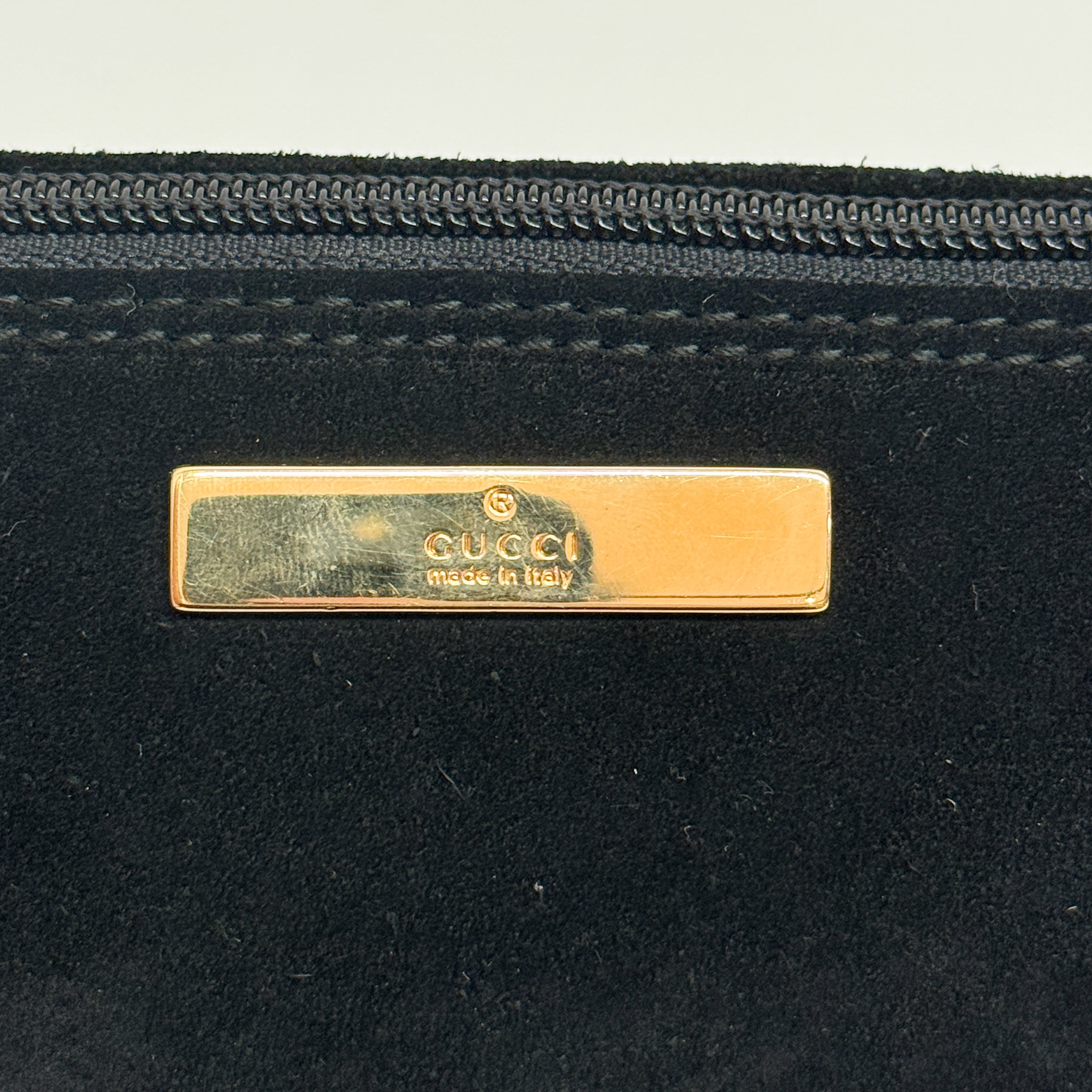 Black Suede Shoulder Bag