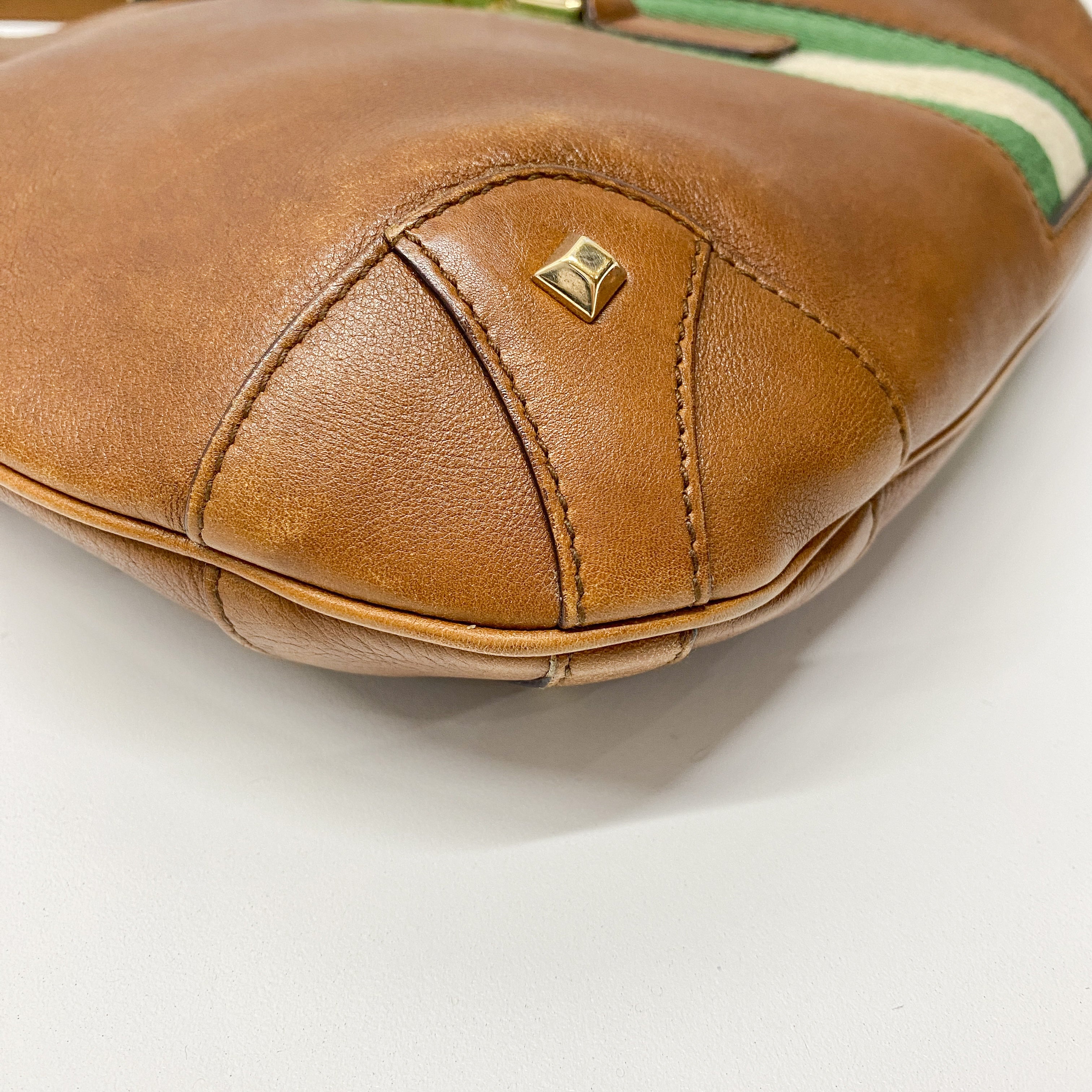 Jackie Brown Leather Shoulder Bag