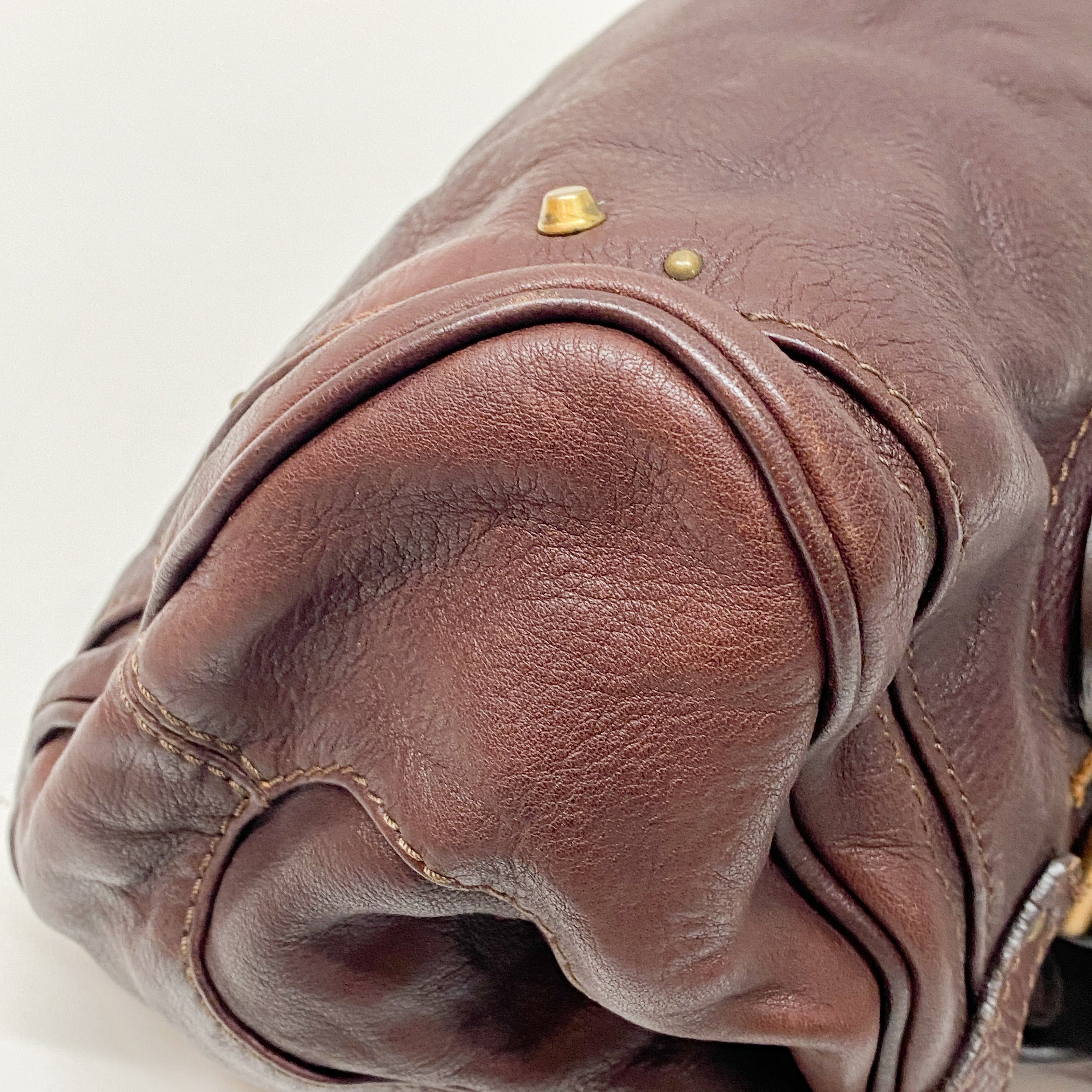 Paddington Brown Leather Shoulder Bag