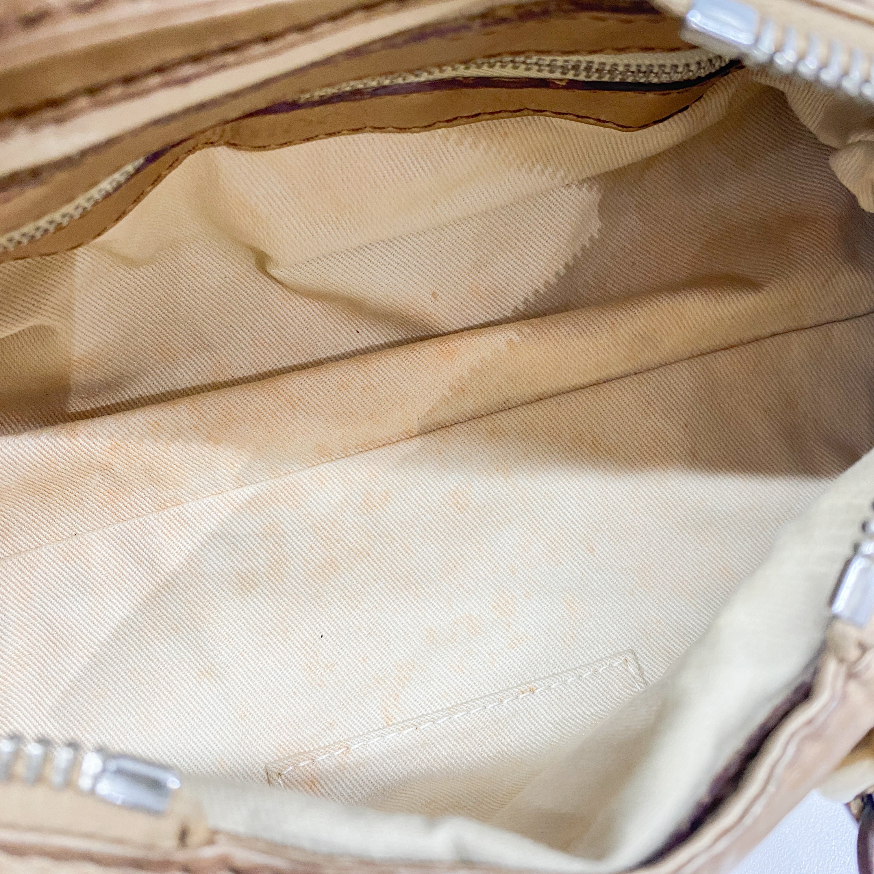 Paddington Mini Gold Leather Shoulder Bag