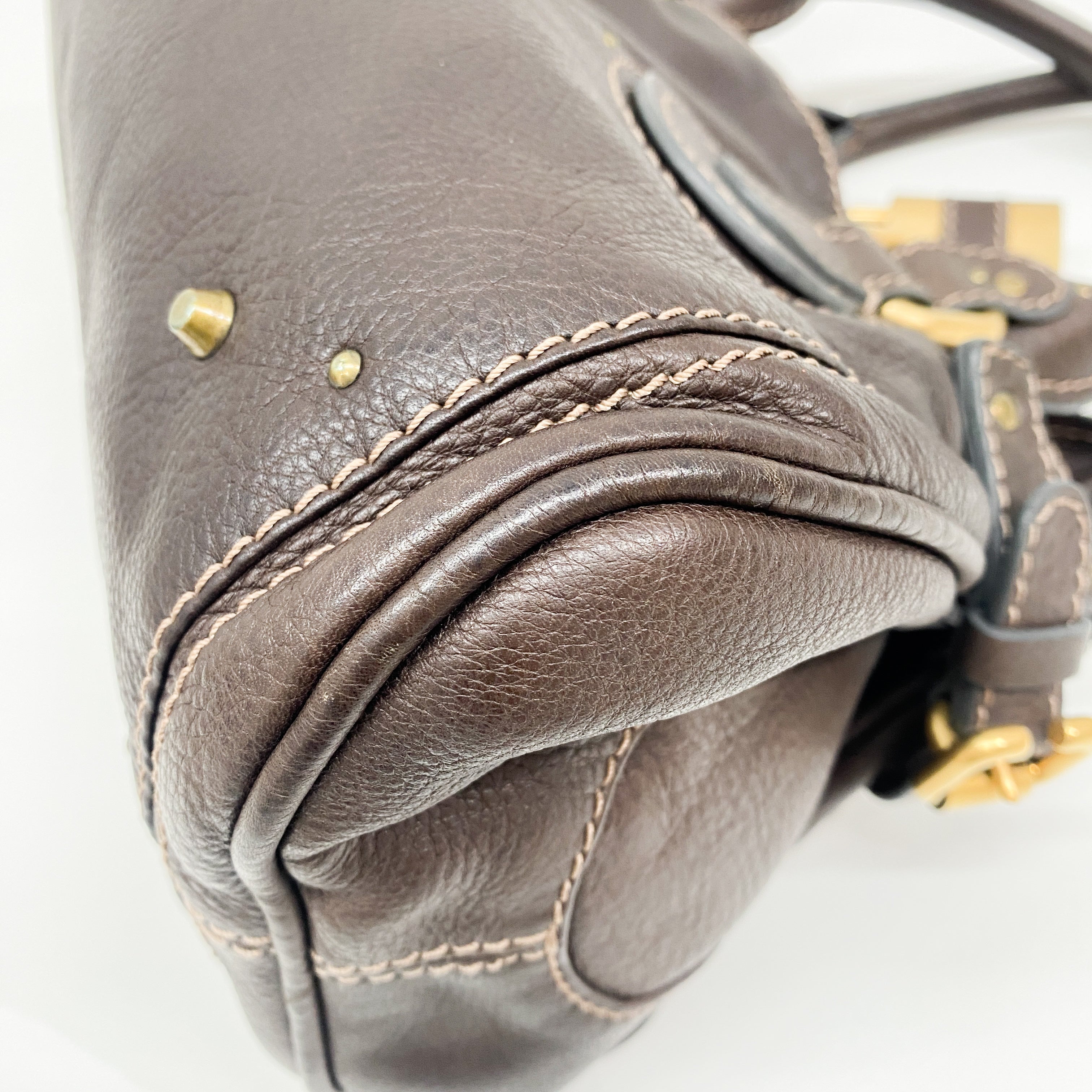 Paddington Brown Leather Shoulder Bag