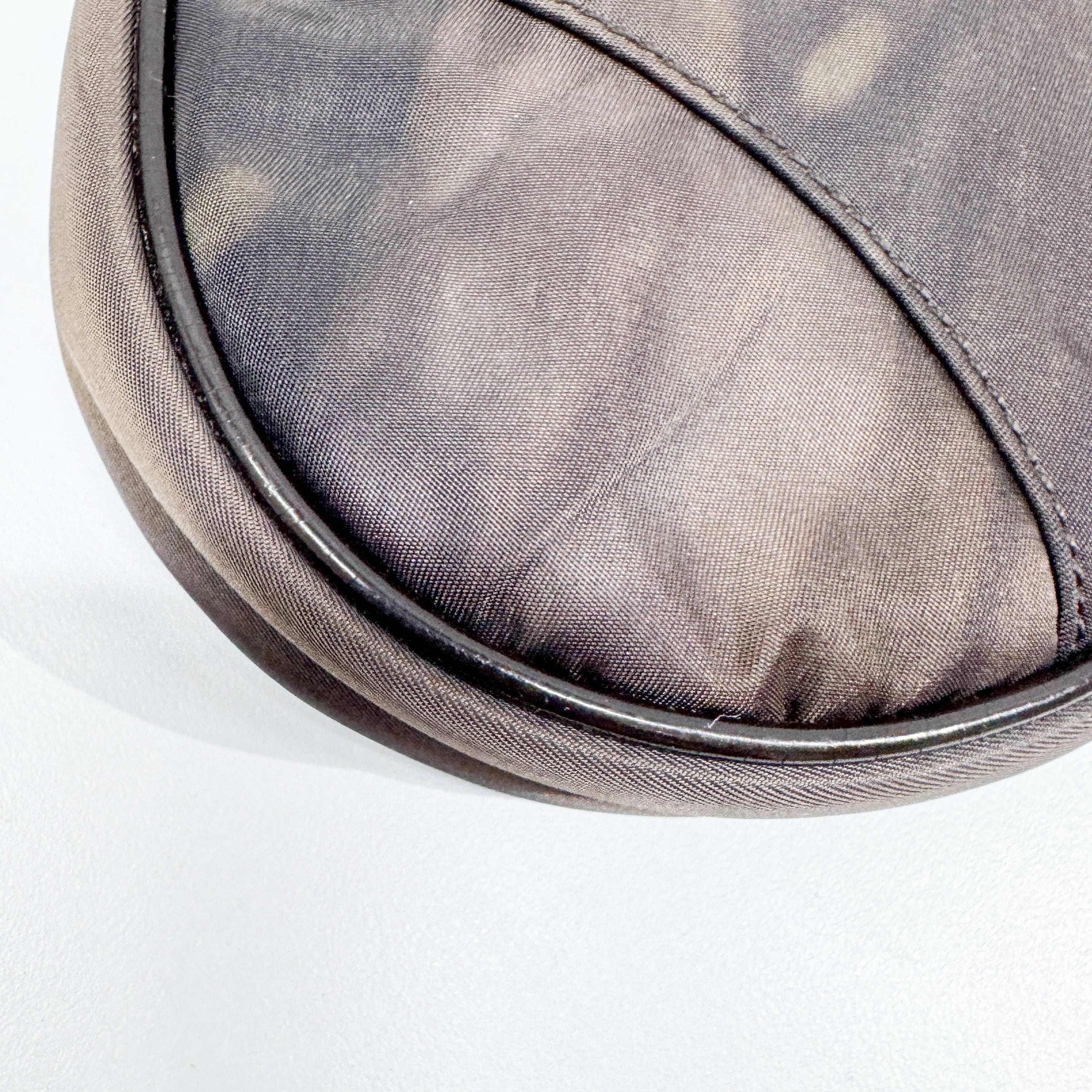 Saddle Multicolor Nylon Shoulder Bag