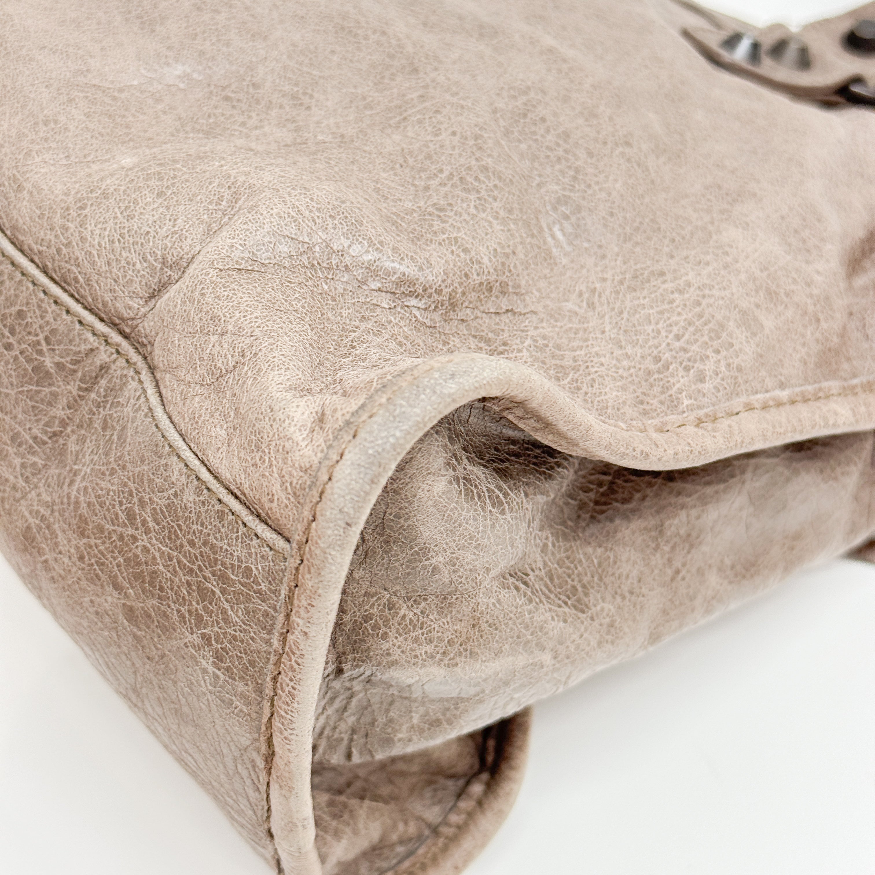 The City Brown Leather Two Way Bag