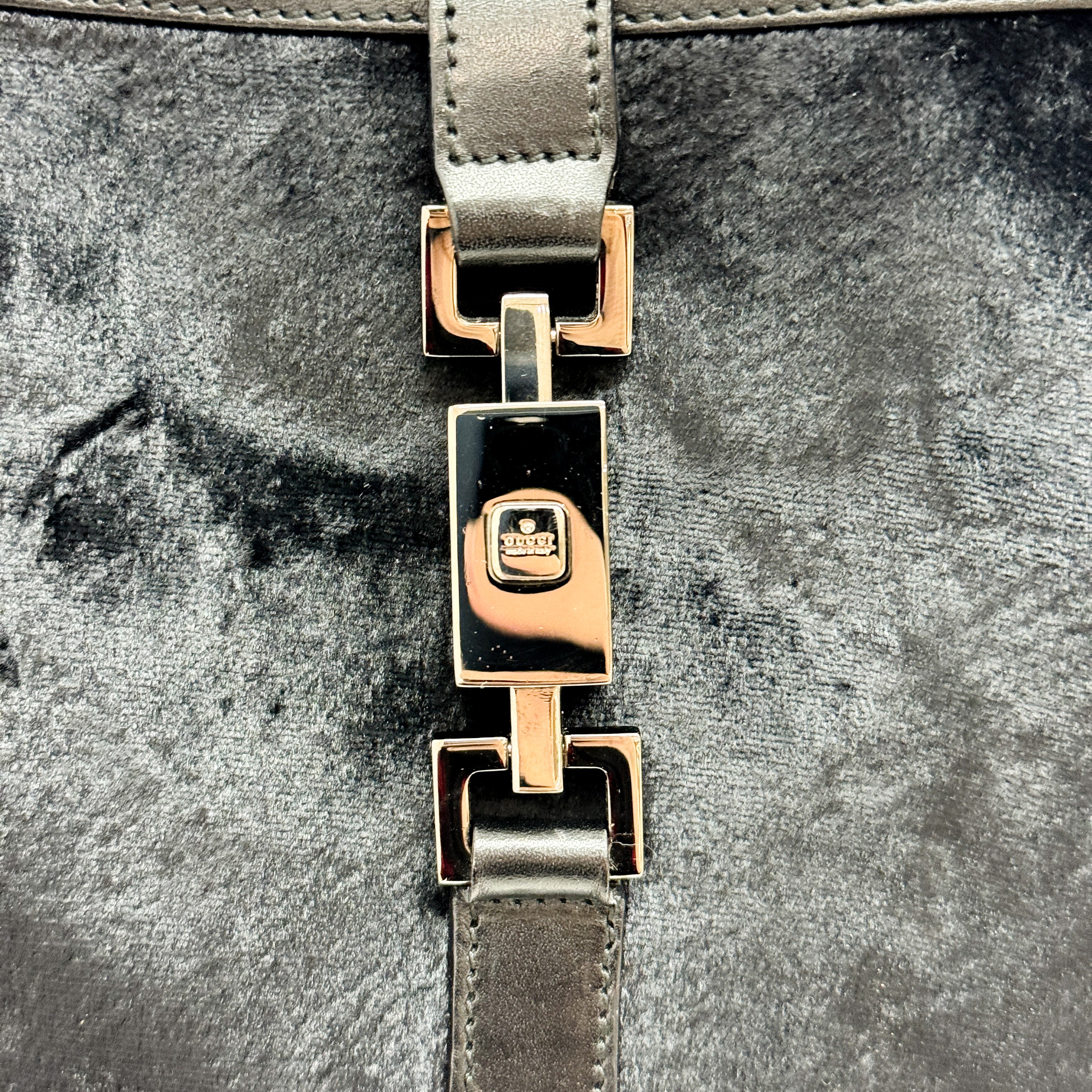 Jackie Black Velvet Shoulder Bag