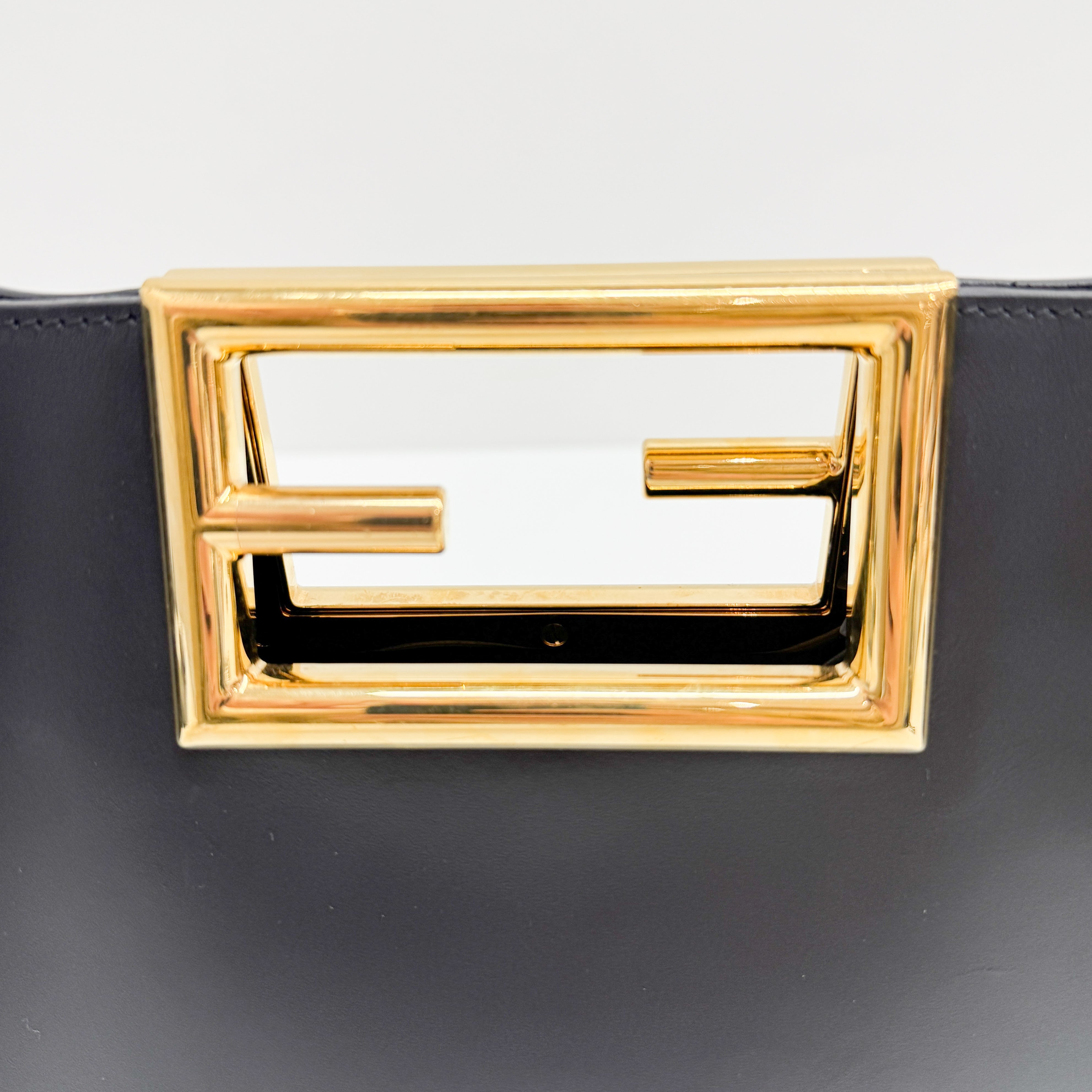 Black Leather Two Way Bag