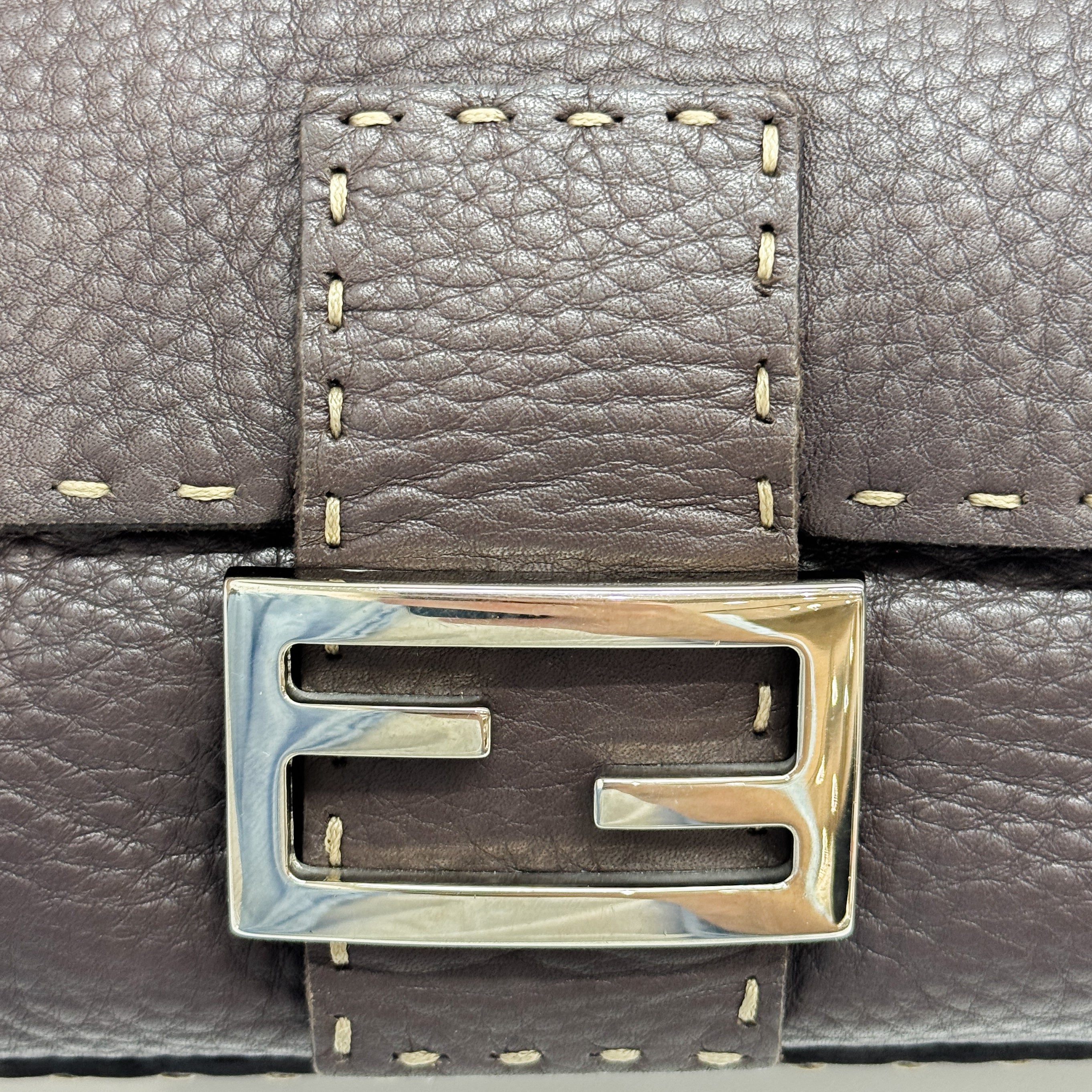 Selleria Brown Leather Mamma Baguette