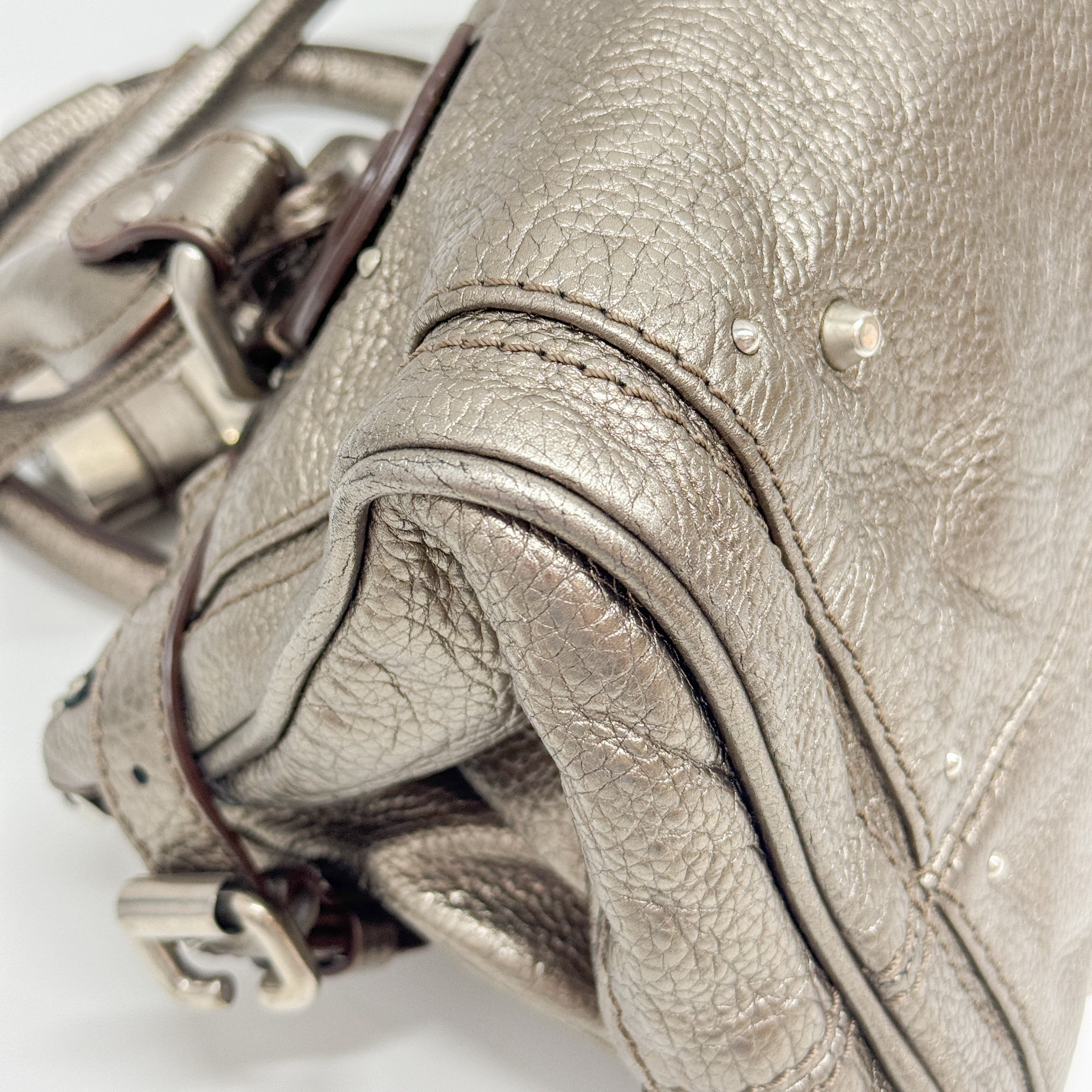 Paddington Bronze Leather Shoulder Bag