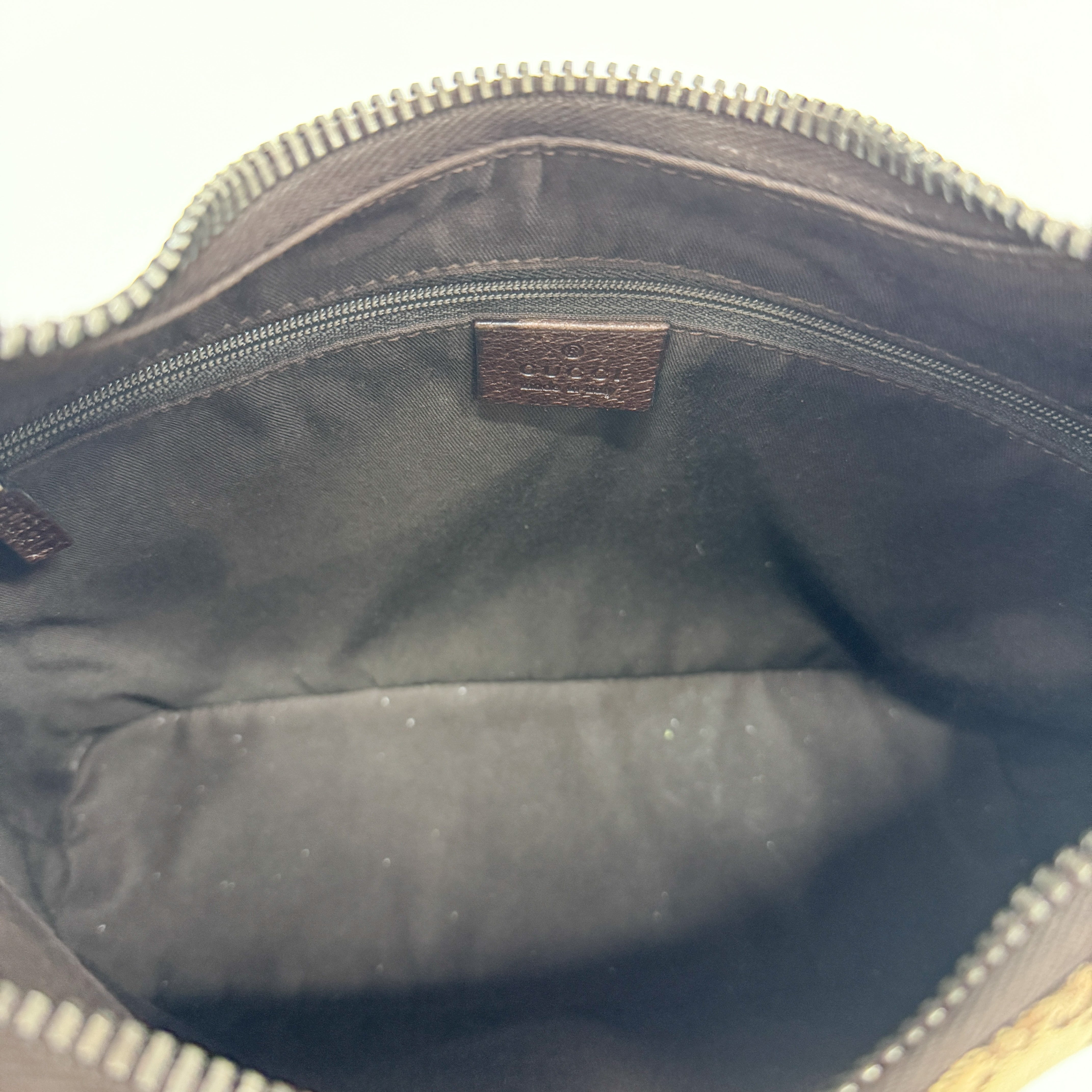 GG Canvas Brown Shoulder Bag