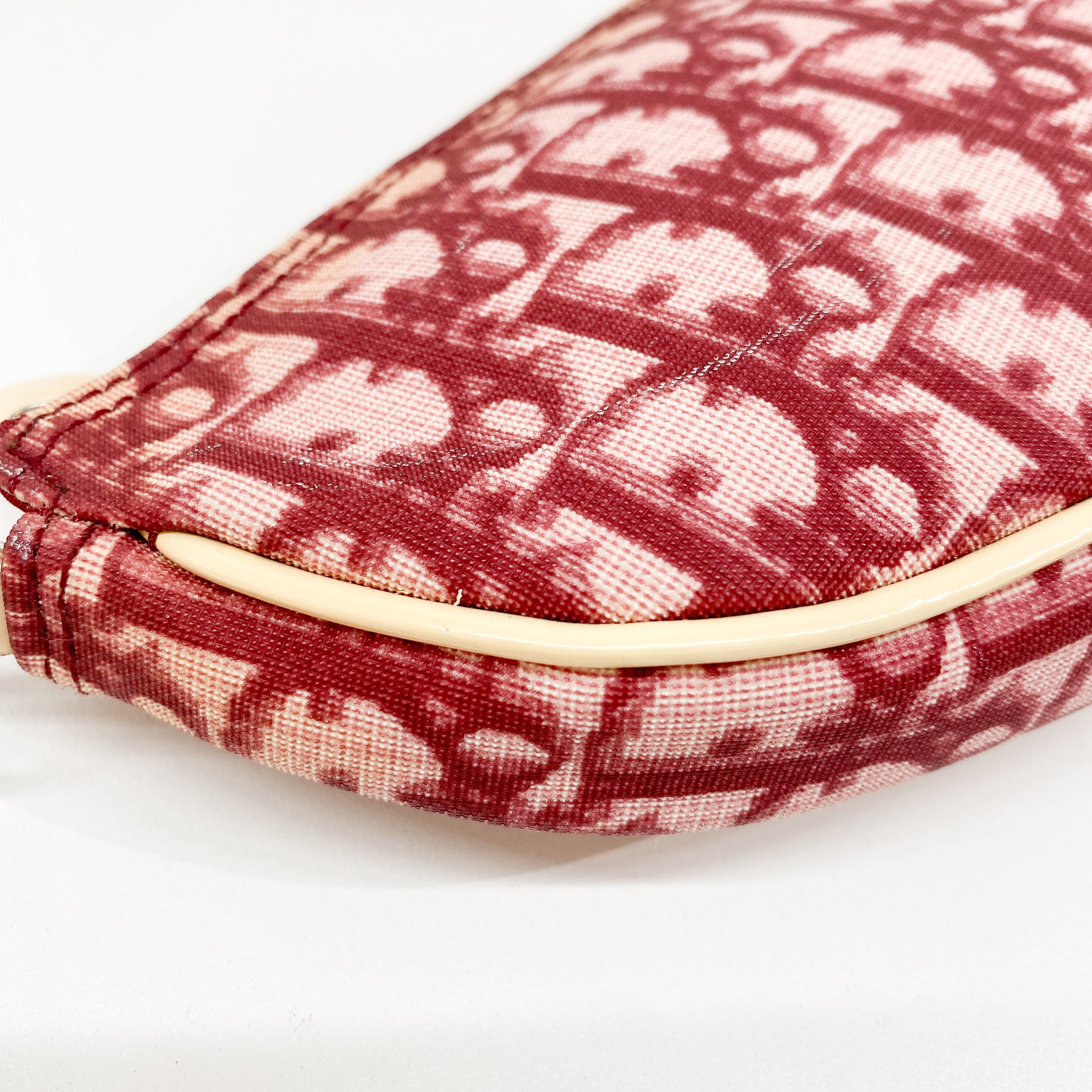 Saddle Red Trotter Canvas Shoulder Bag