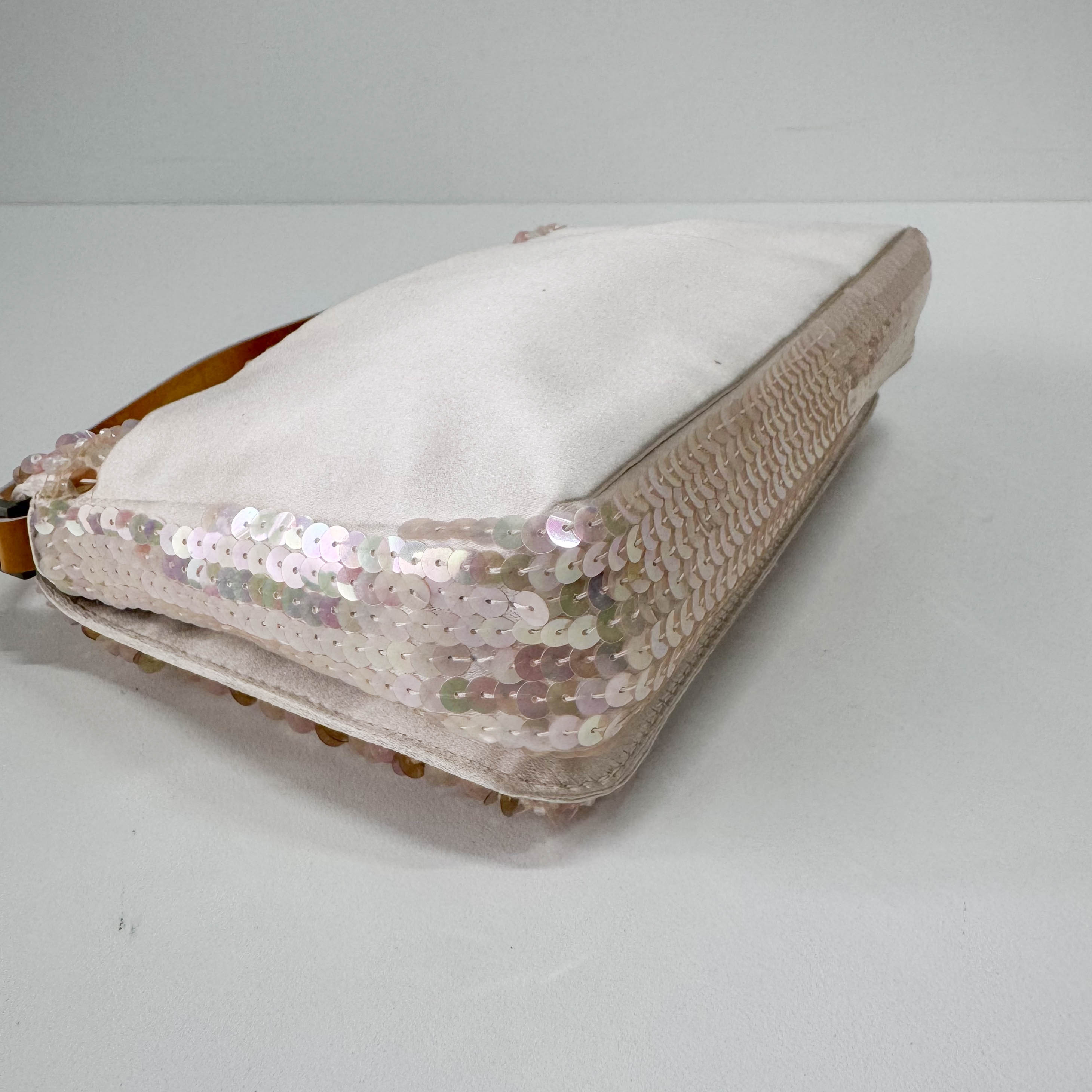 Pink Sequin Shoulder Bag