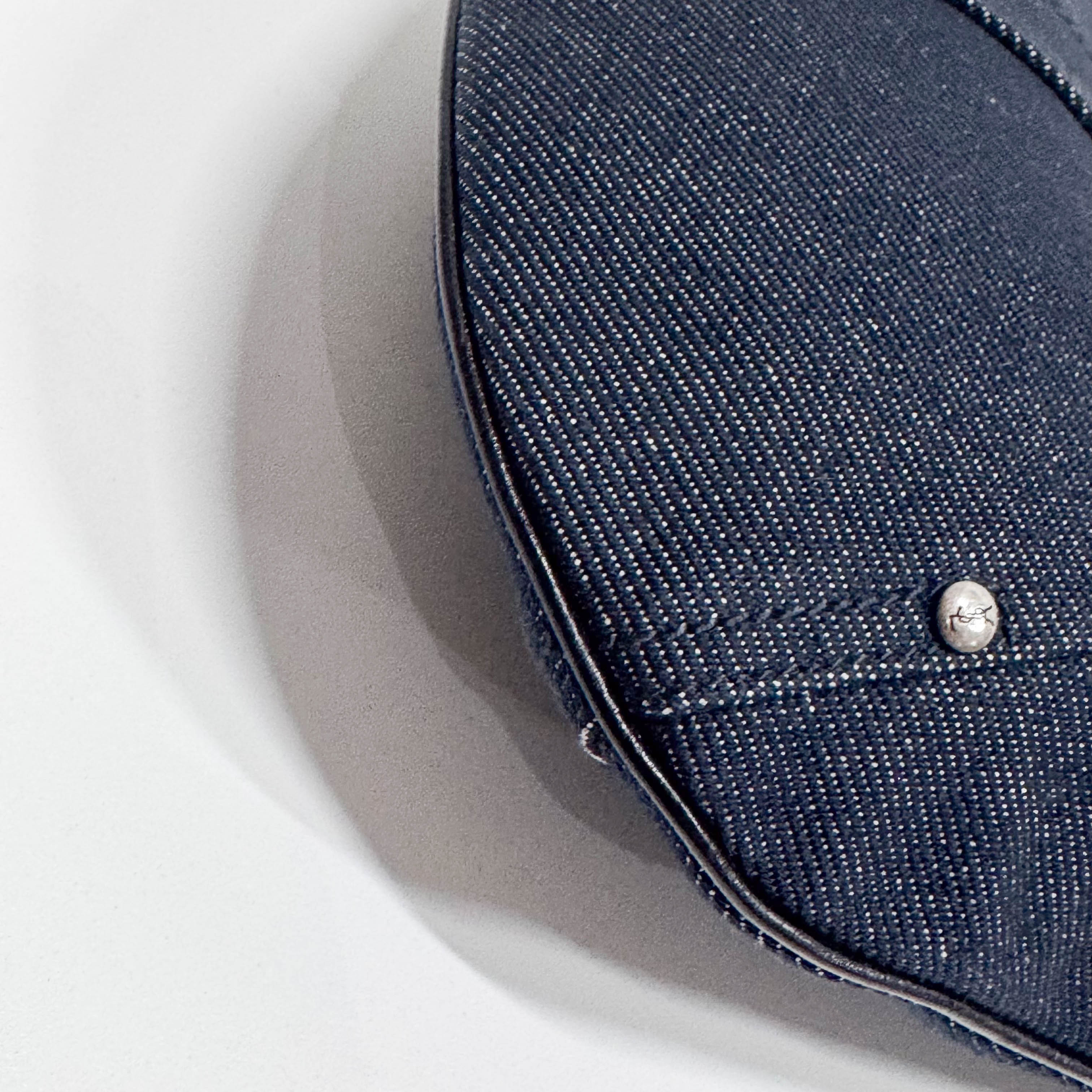 YSL Mini Mombasa Denim Hand Bag