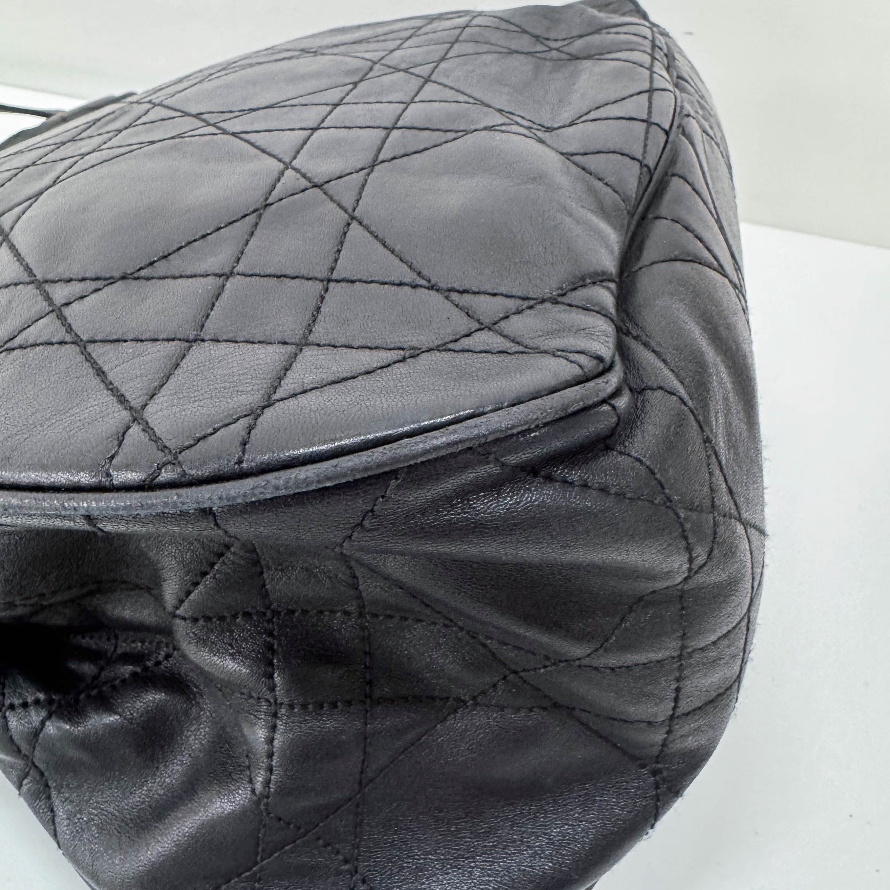 Black Leather Shoulder Bag