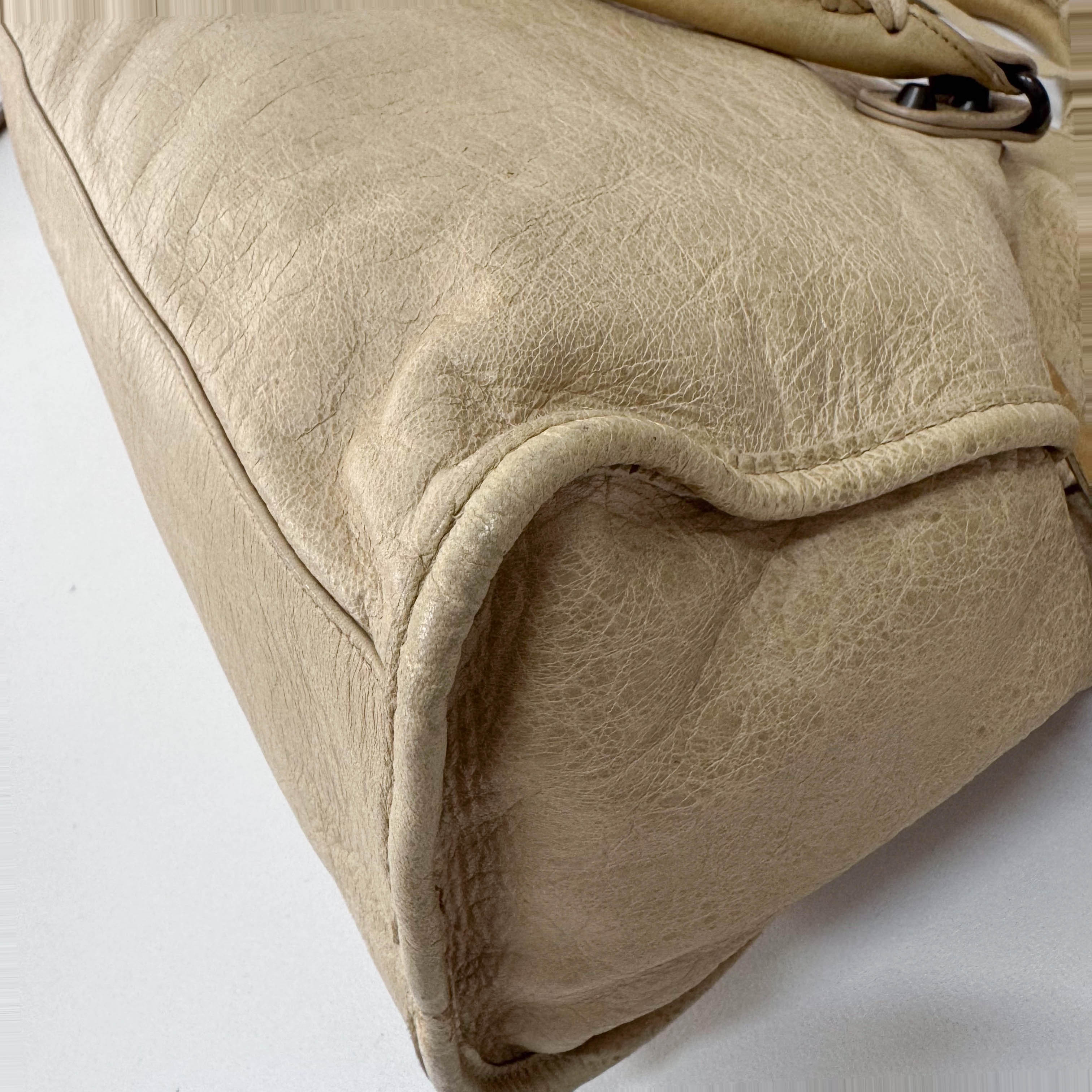 The City Green Leather Two Way Bag