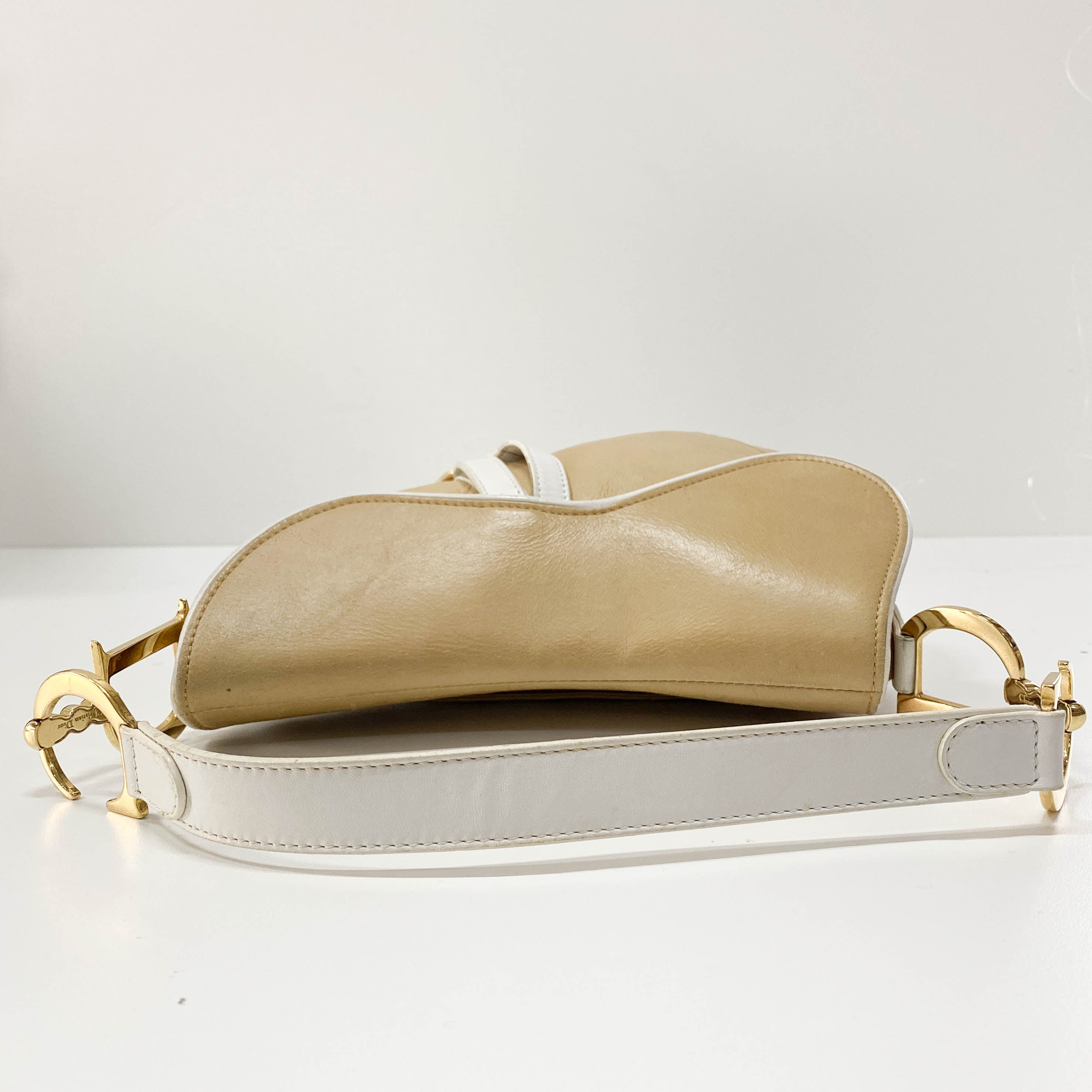 Saddle Brown Leather Shoulder Bag