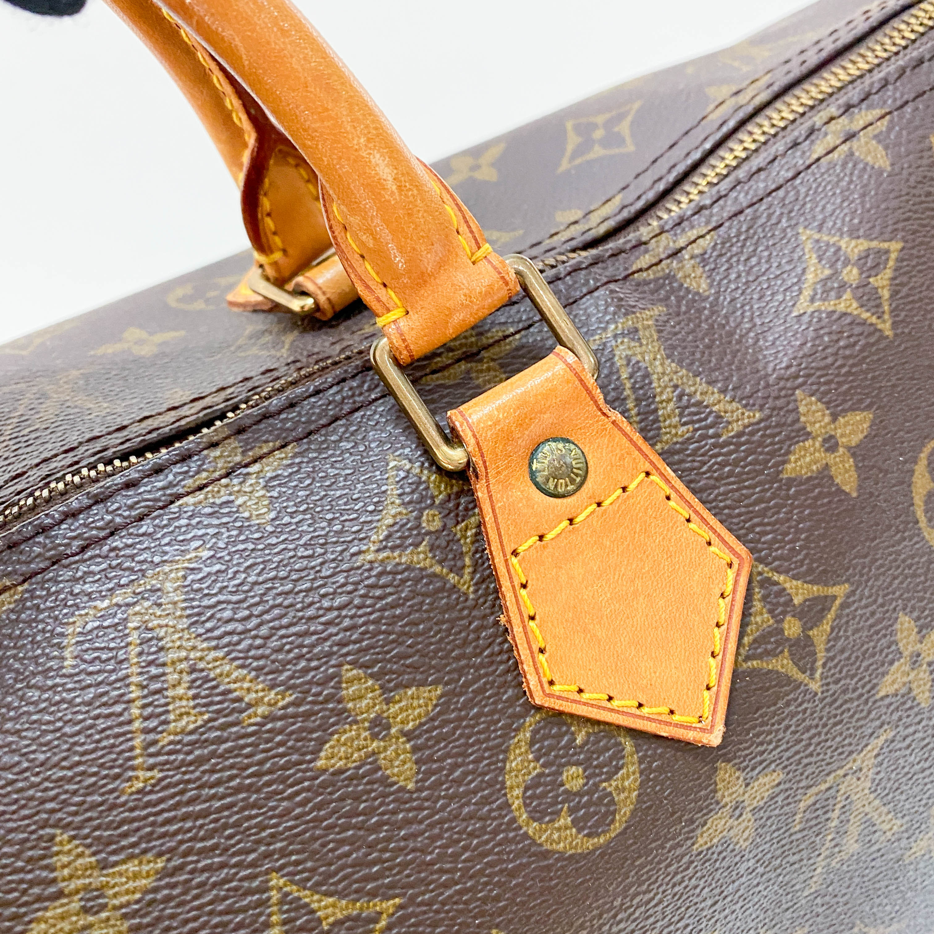 Speedy 40 Monogram Brown Coated Canvas Boston Bag