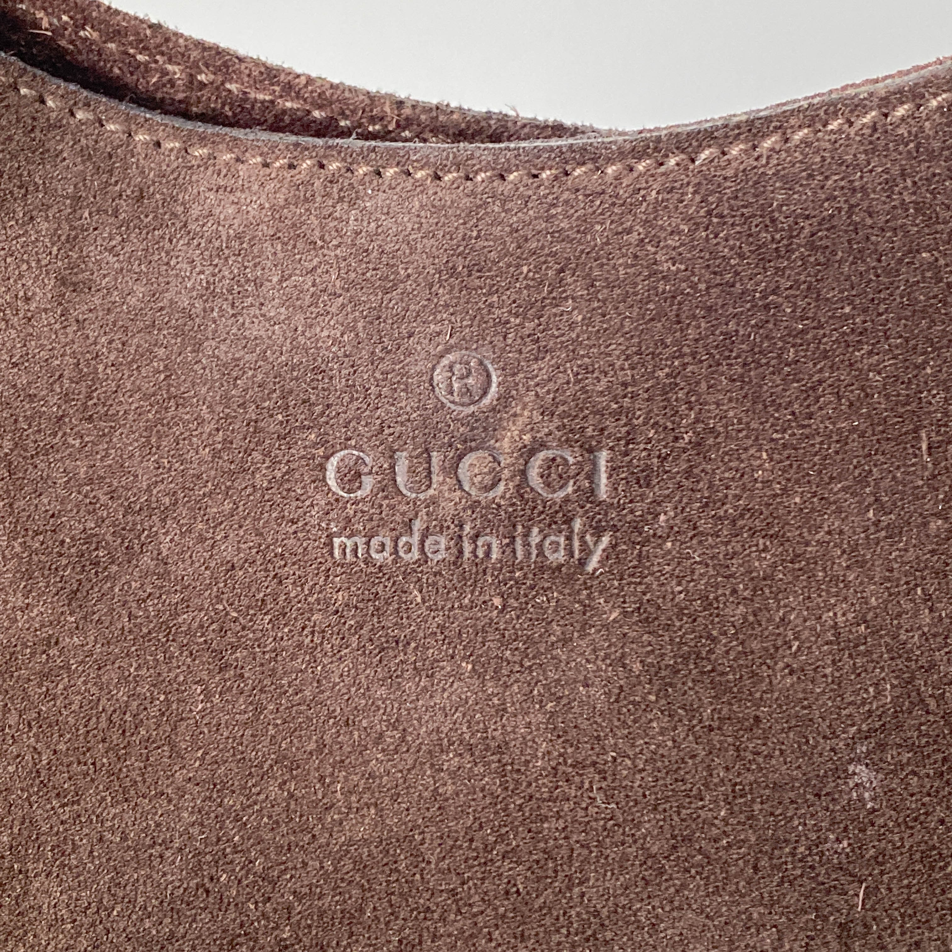 Brown Suede Shoulder Bag