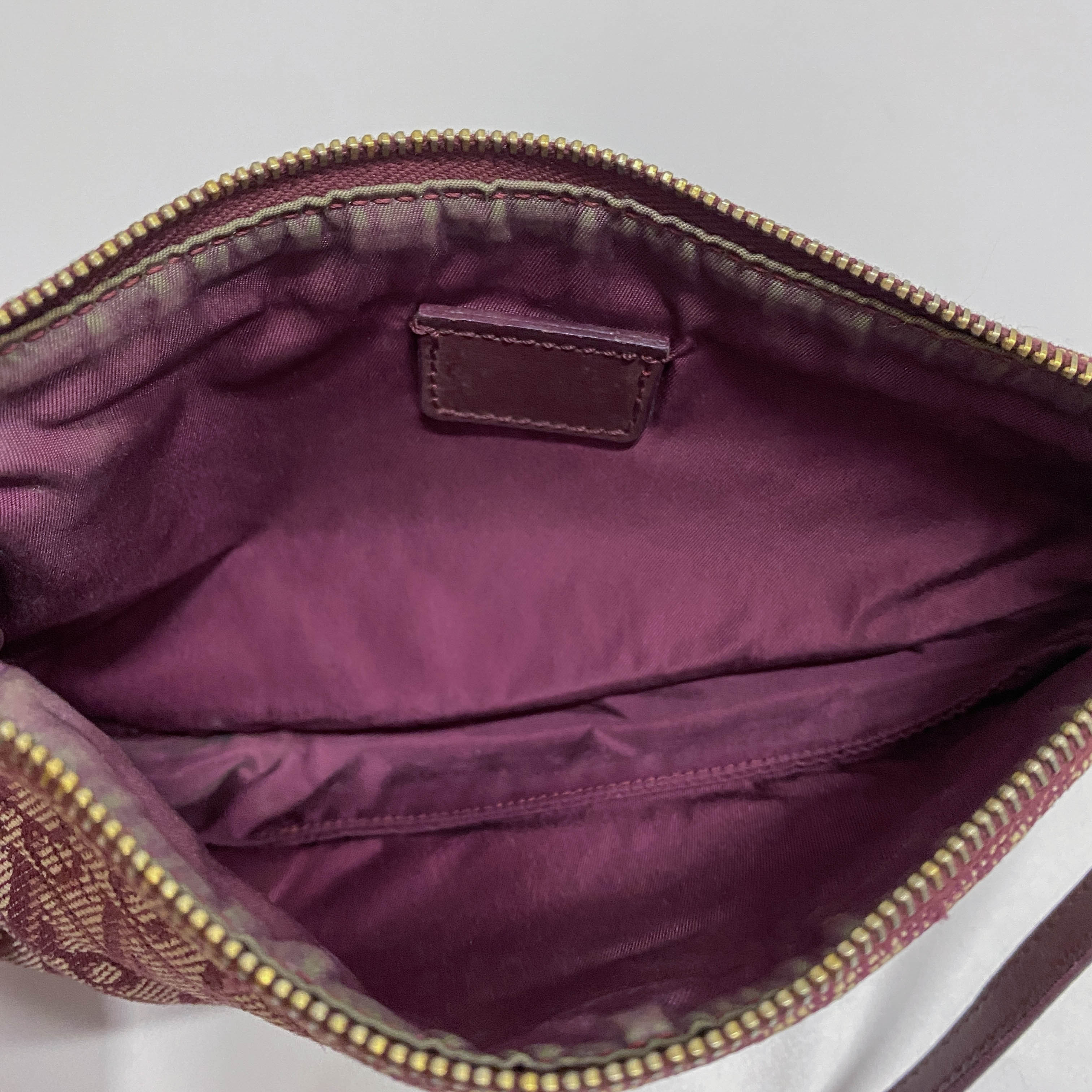 Saddle Red Trotter Canvas Shoulder Bag