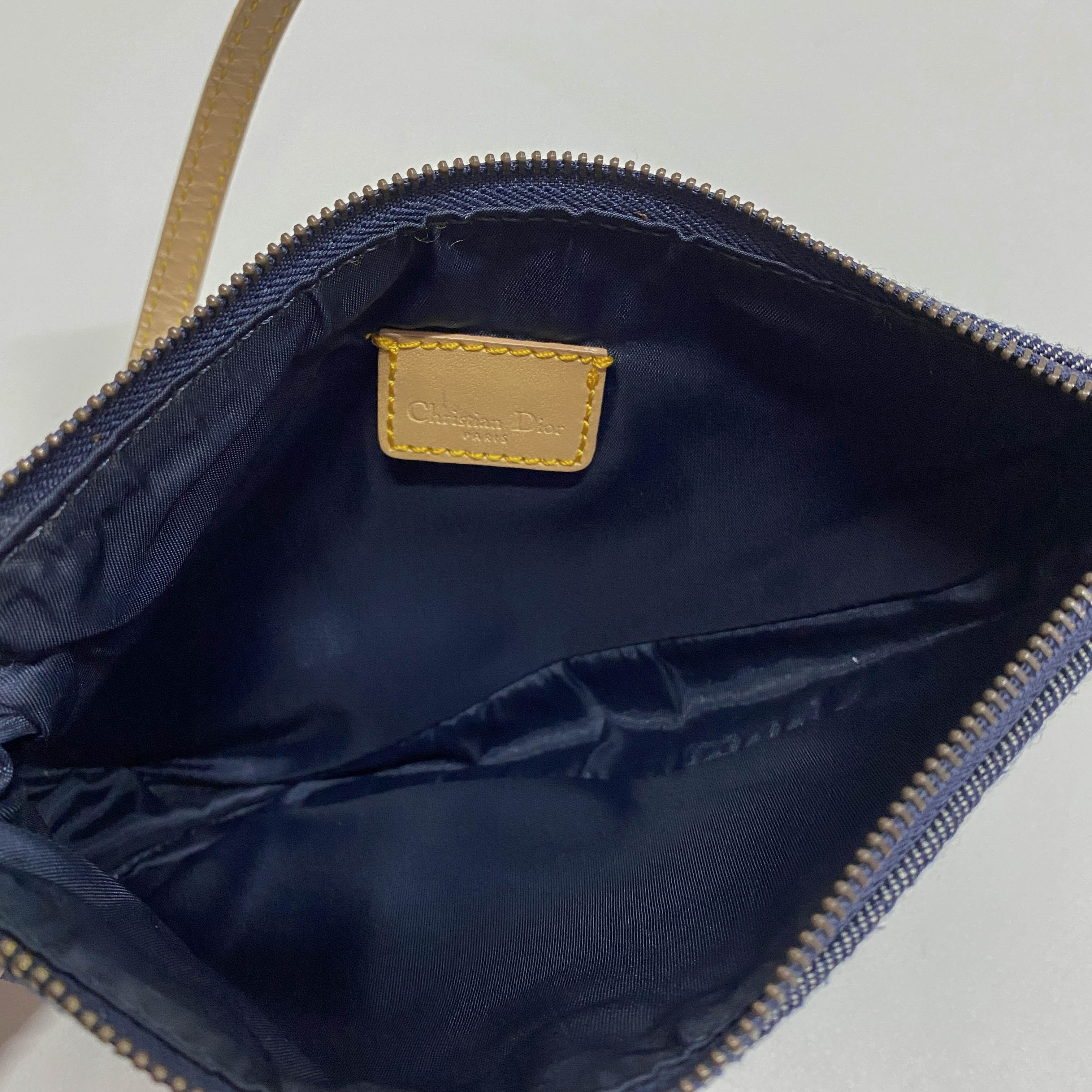 Saddle Denim Shoulder Bag