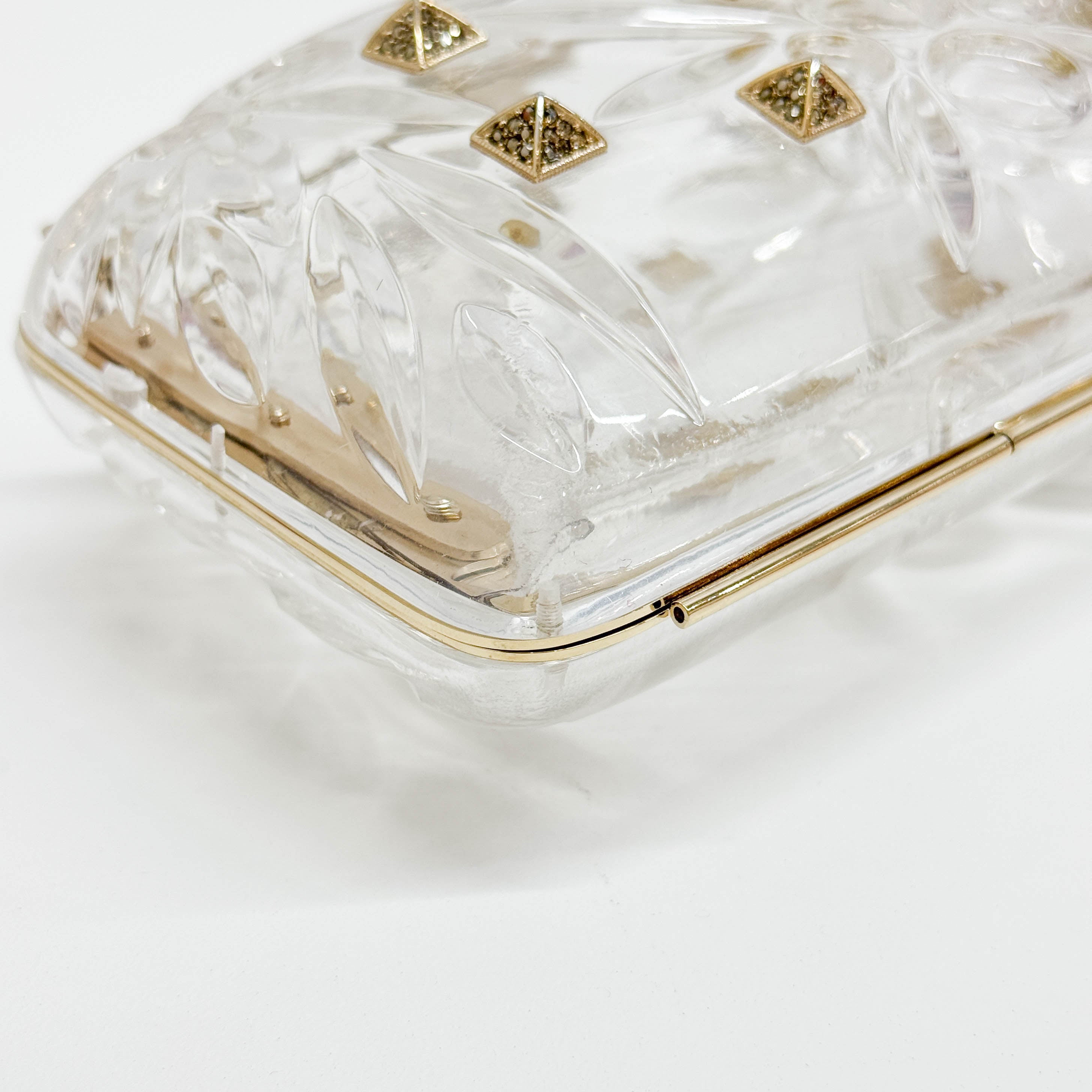 Studs Clear Plastic Two Way Bag