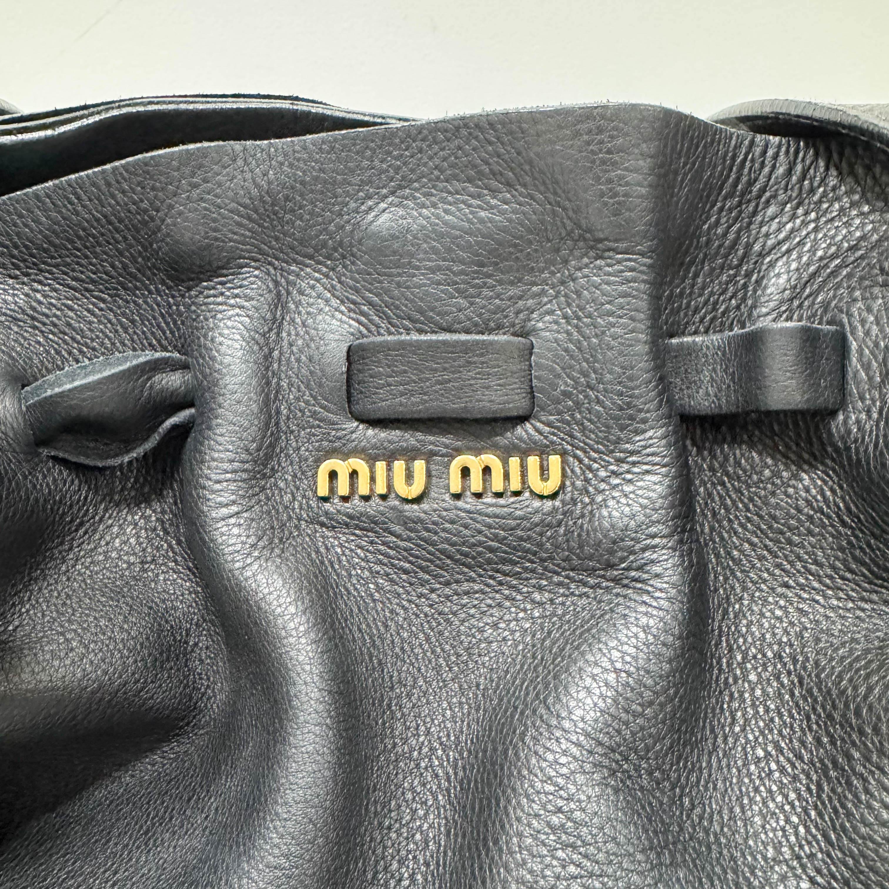 Black Leather Shoulder Bag