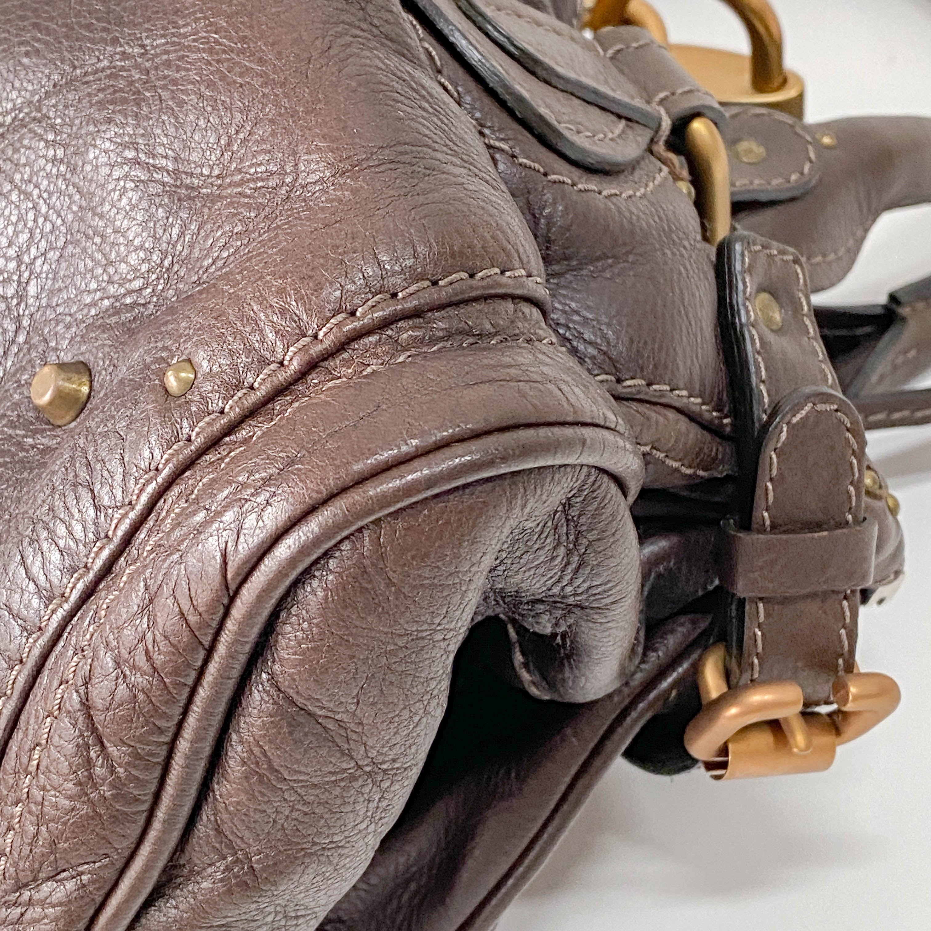 Paddington Brown Leather Shoulder Bag