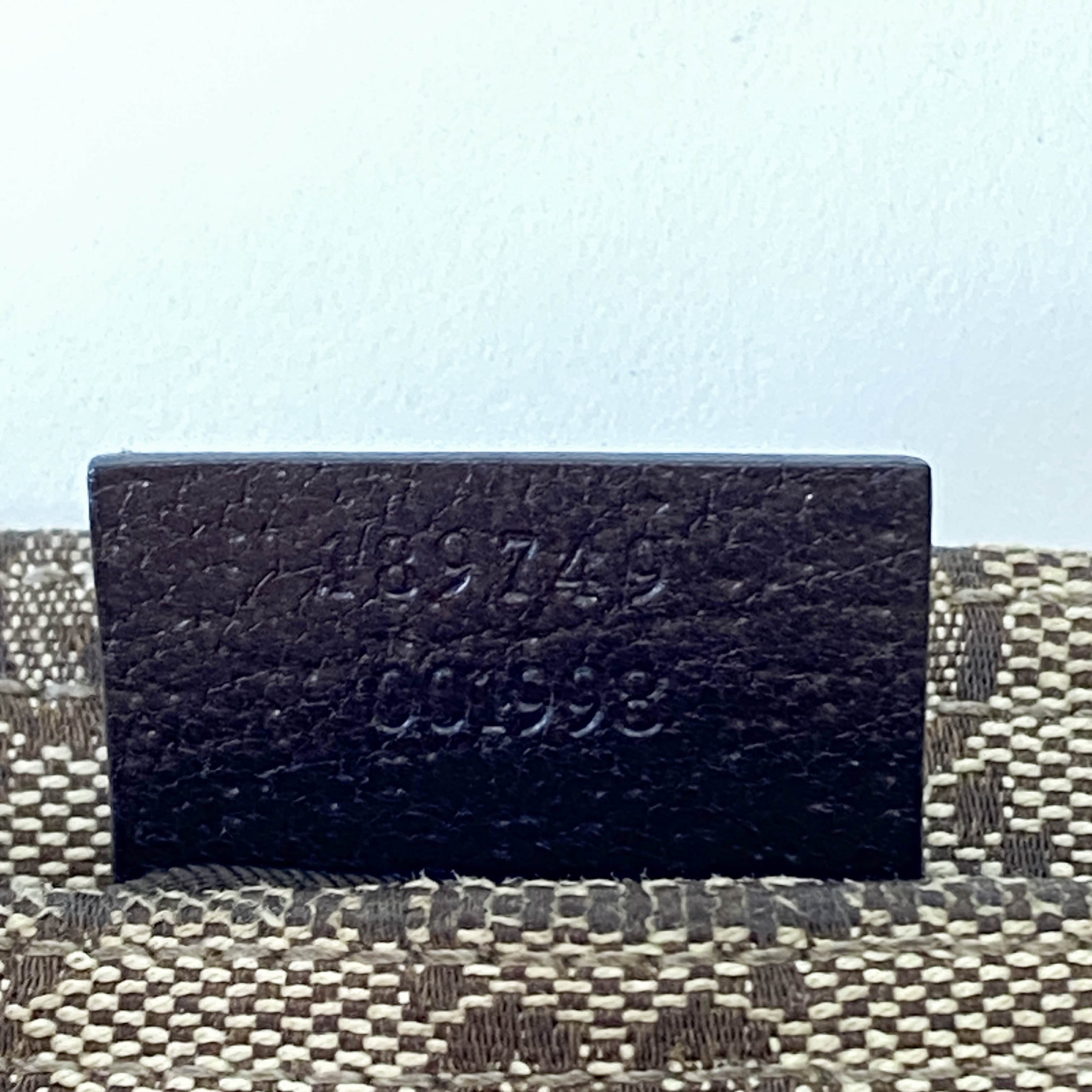 GG Beige/Brown Canvas Shoulder Bag