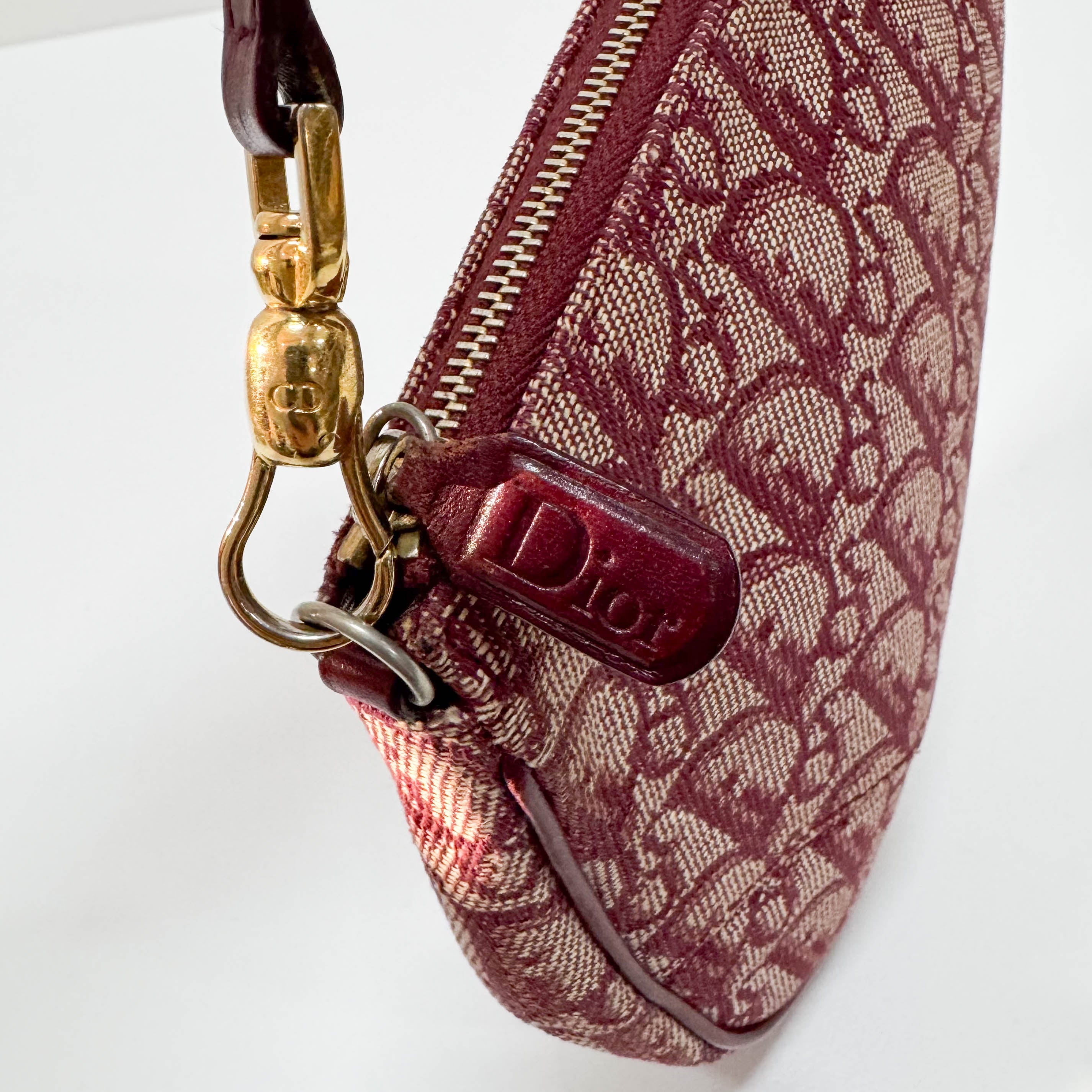 Saddle Red Trotter Canvas Shoulder Bag