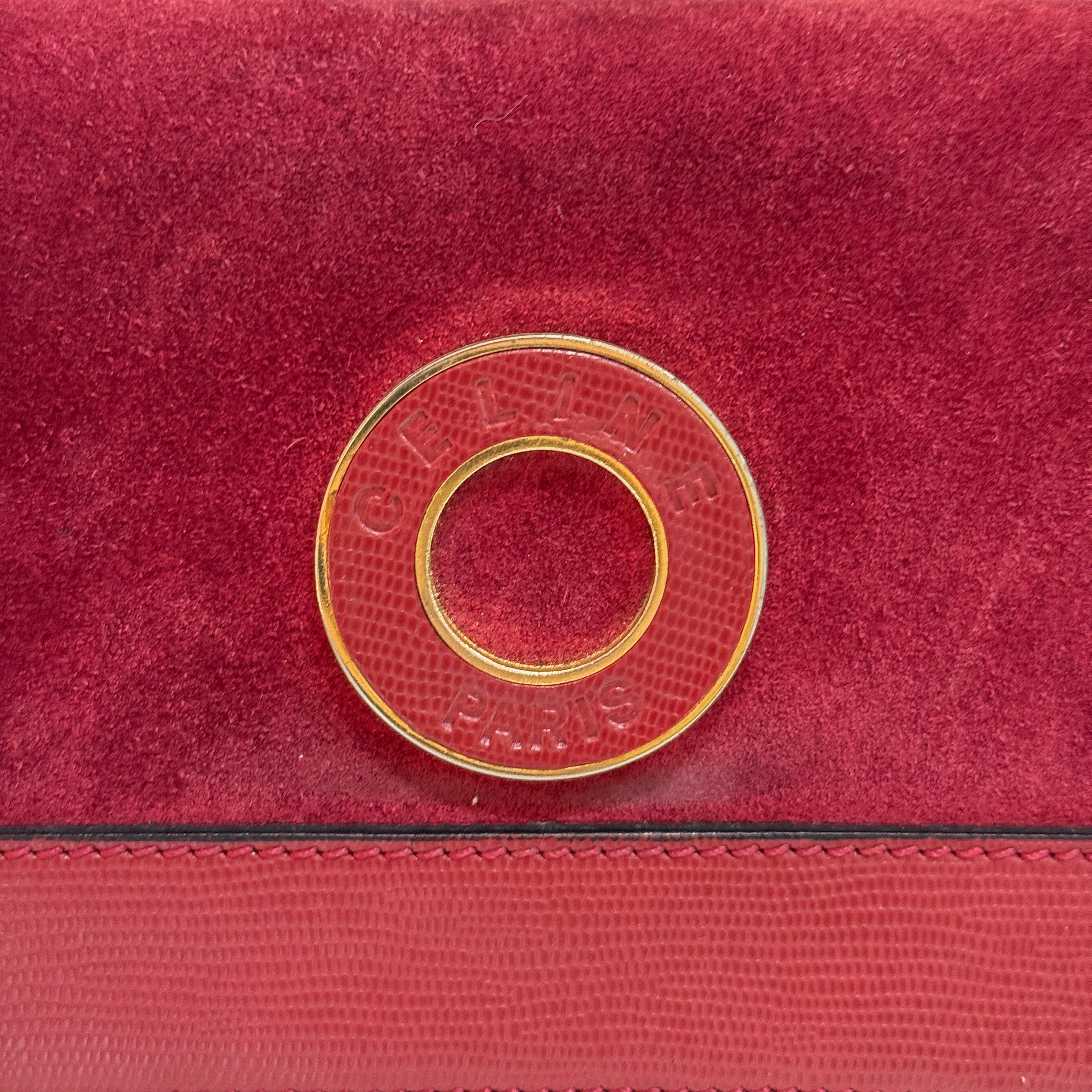 Red Suede Handbag