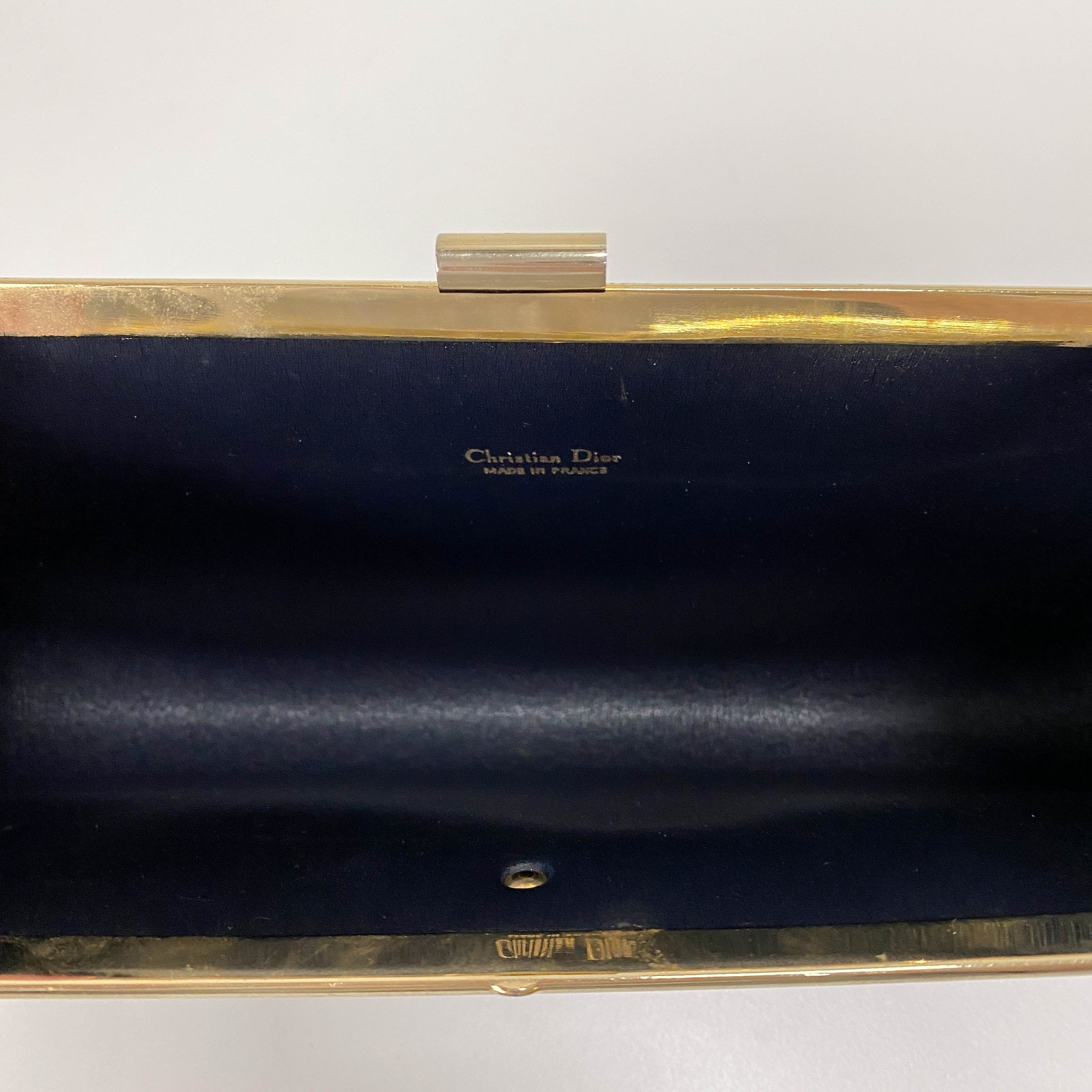 Vintage Black Canvas Hand Bag