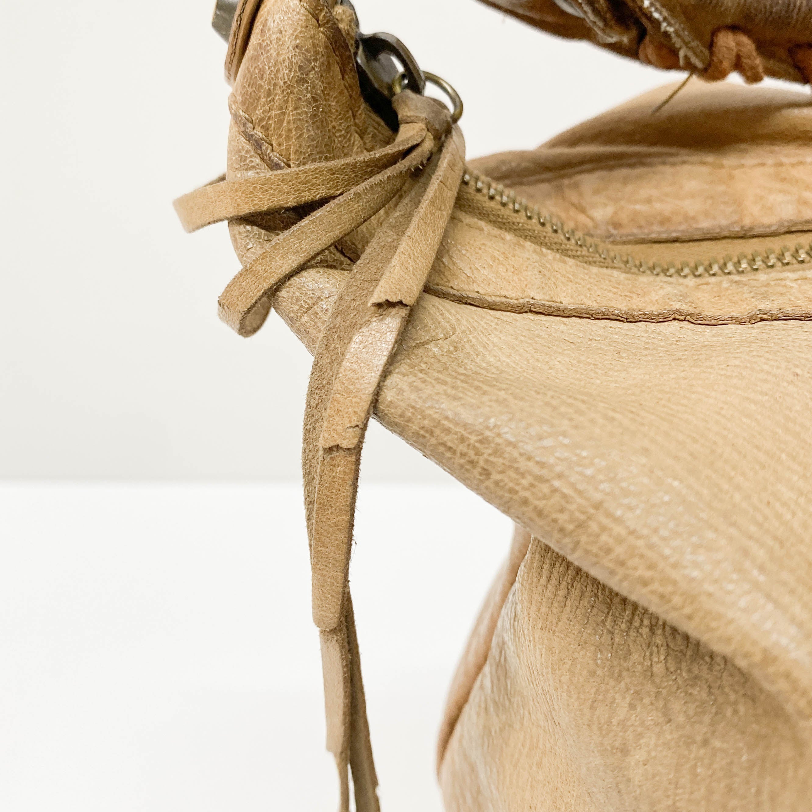 The Day Brown Calfskin Leather Hobo Bag