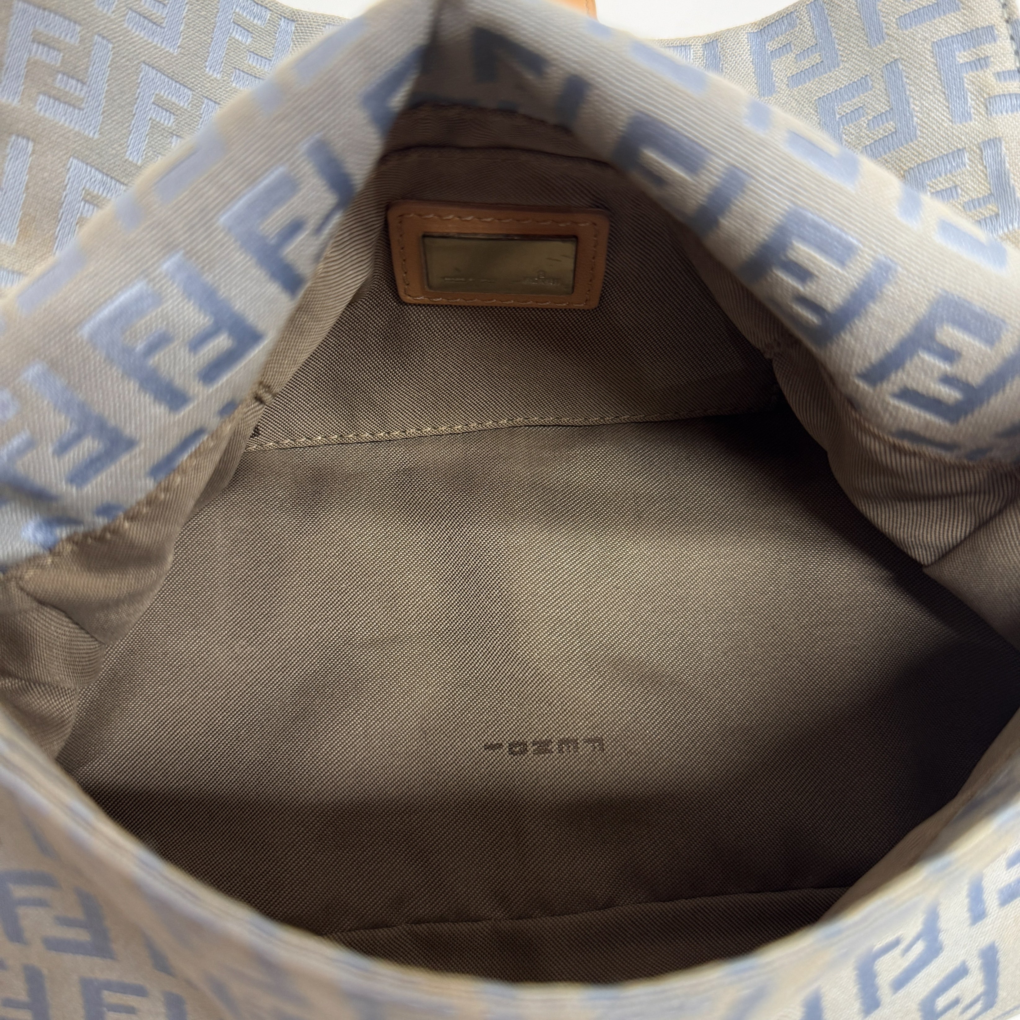 Mini Mamma Bagguete Blue Canvas Two Way Bag