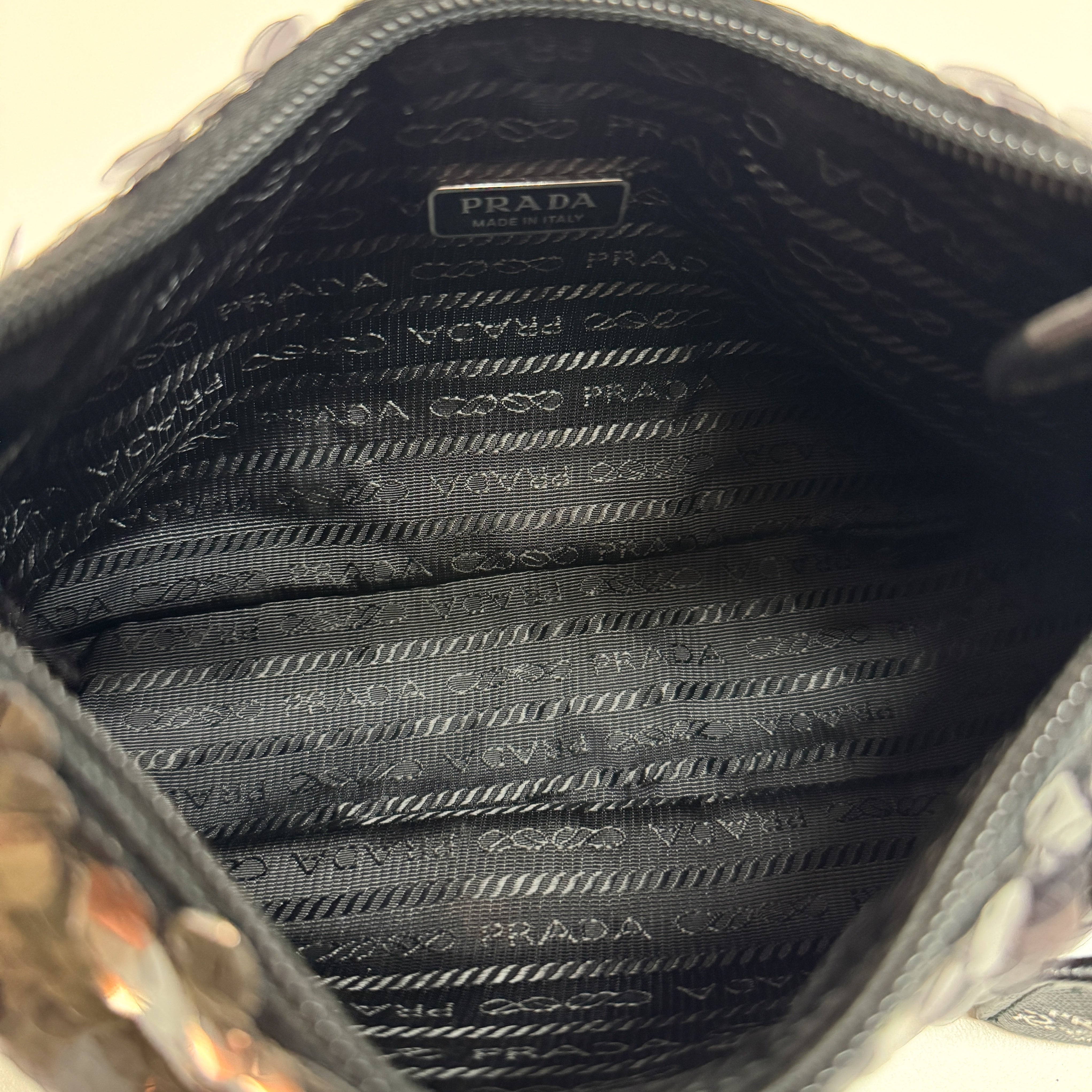 Vintage Black Sequin Shoulder Bag