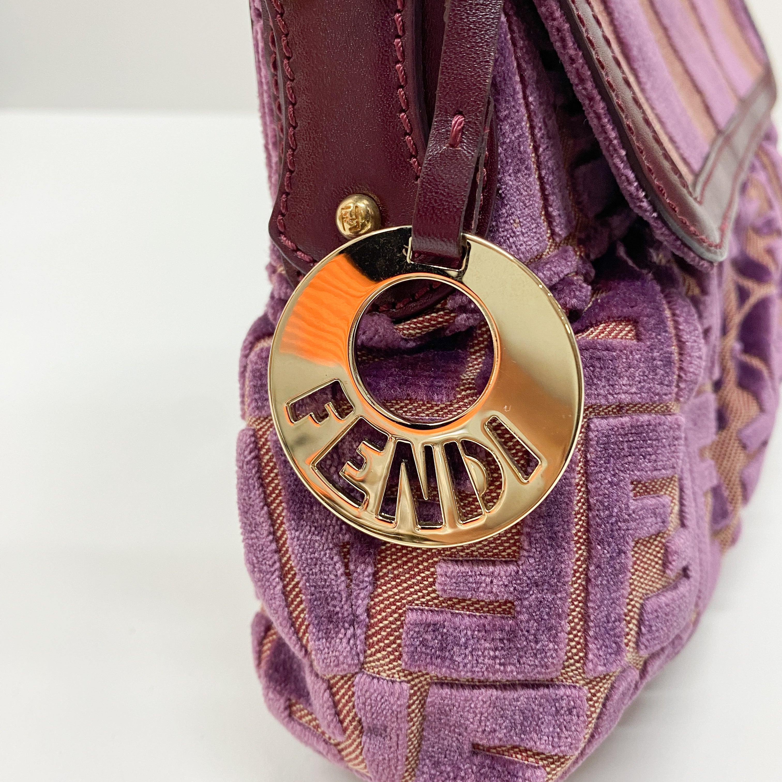 Chef Purple Zucca Canvas Shoulder Bag