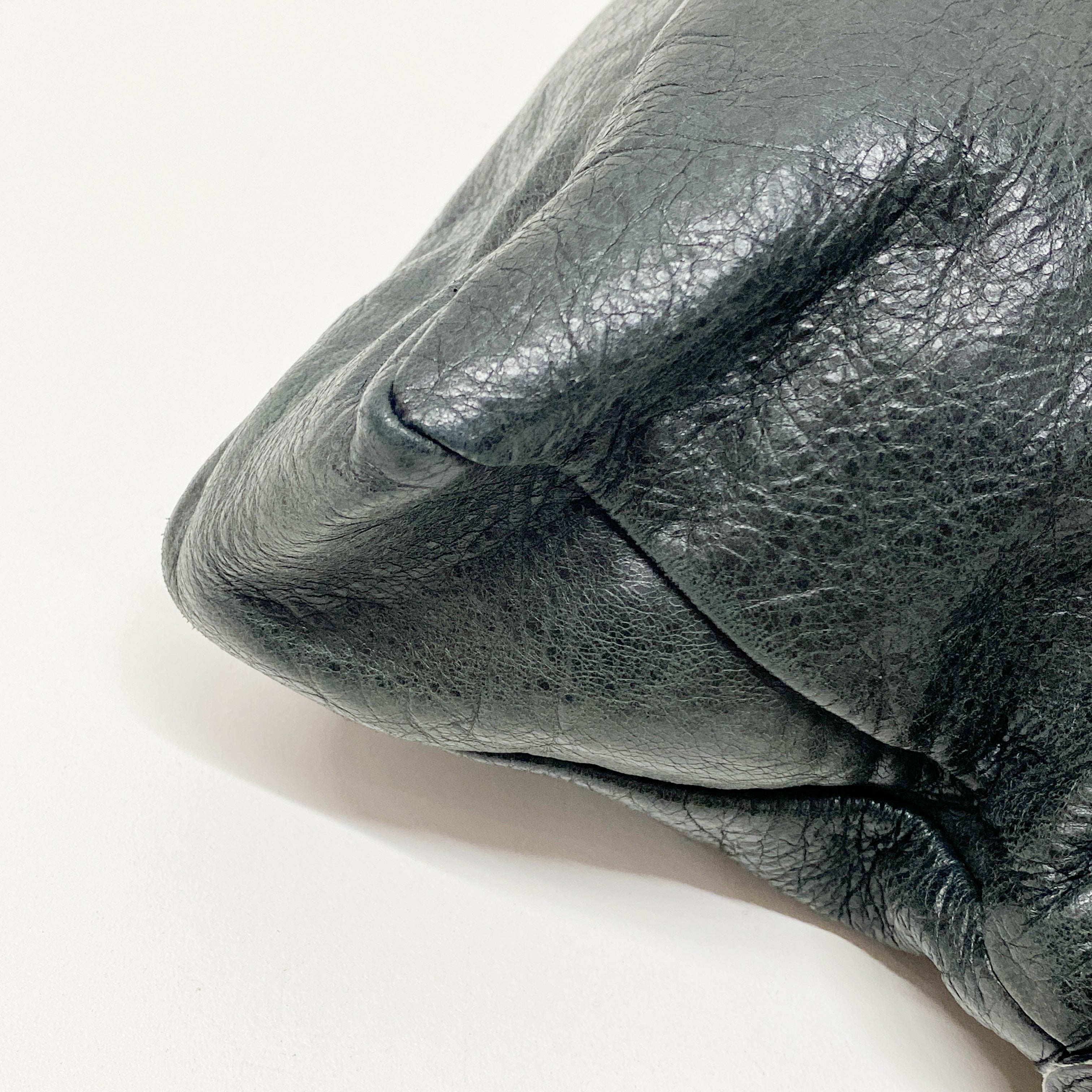 Mini City Black Calfskin Leather Two Way Bag