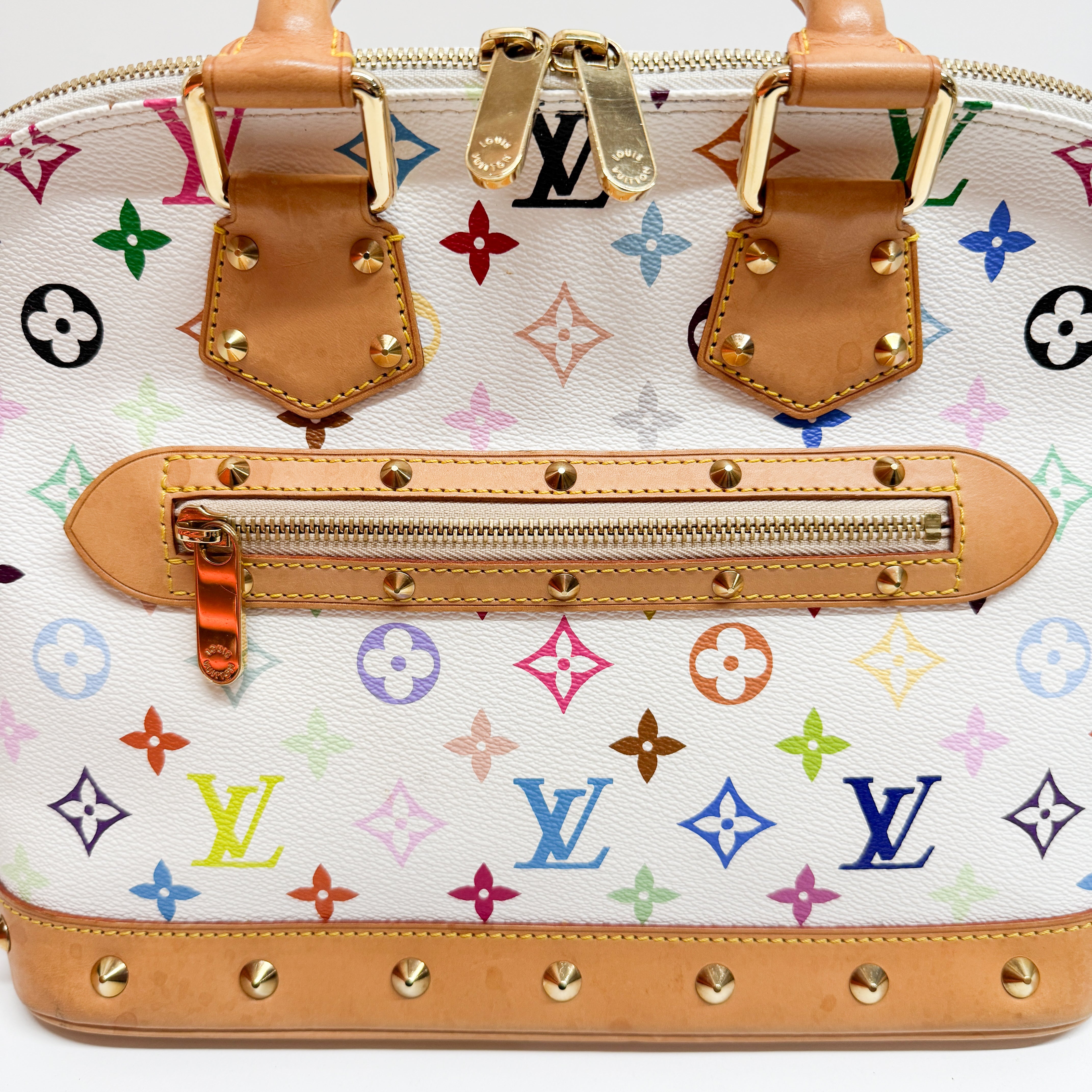 Monogram Multi-color Coated Canvas Hand Bag