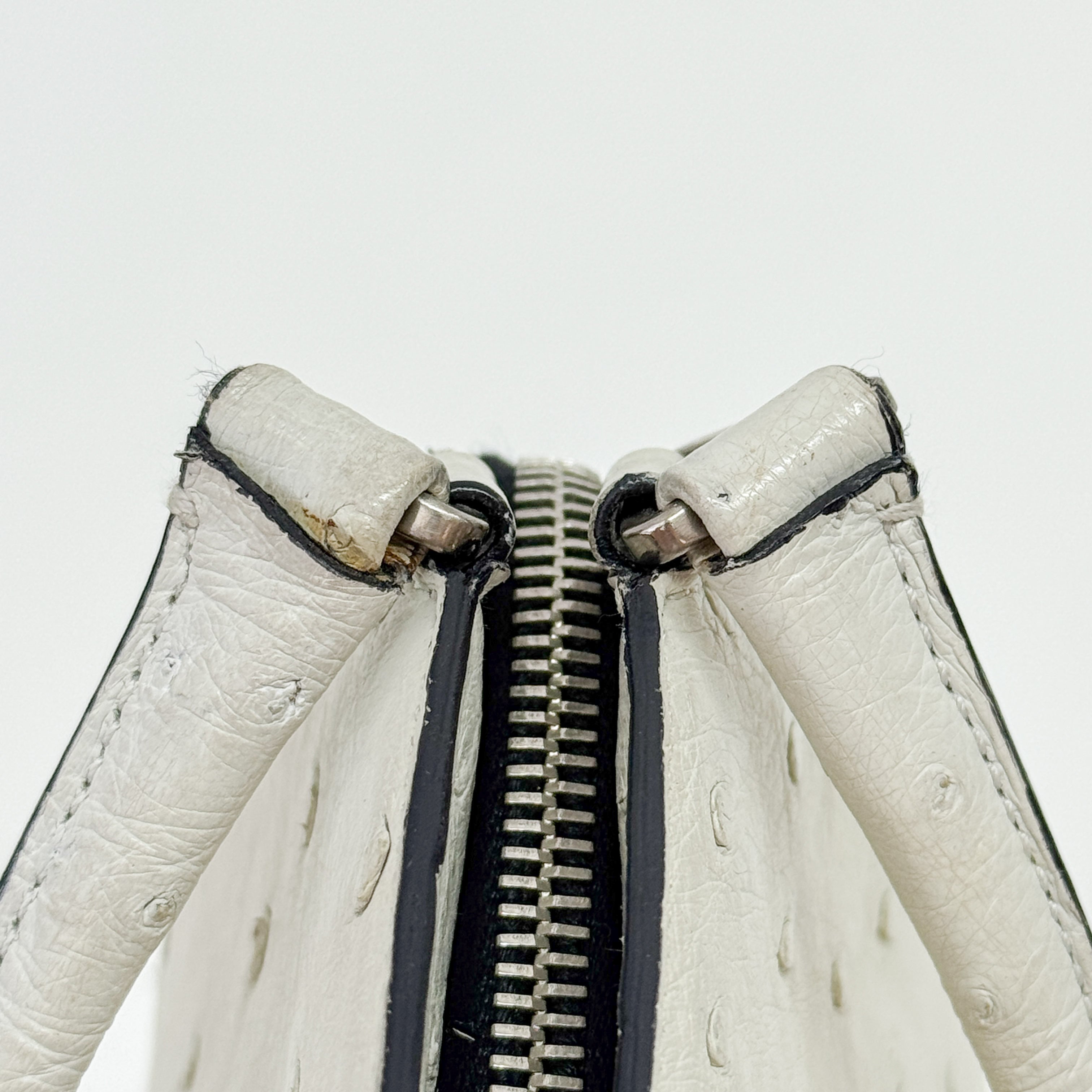 White Leather Handbag