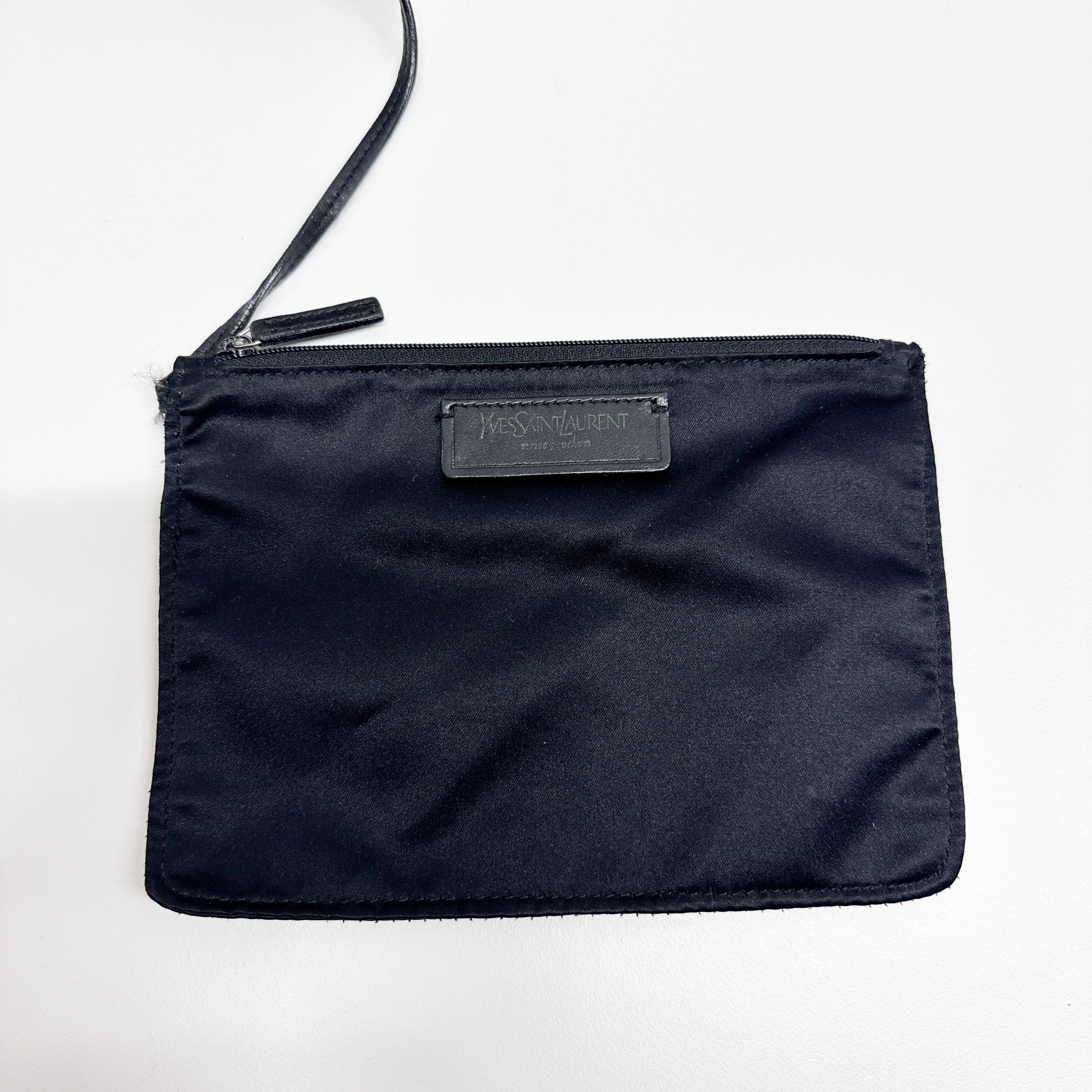 Beige Cotton Crossbody Bag