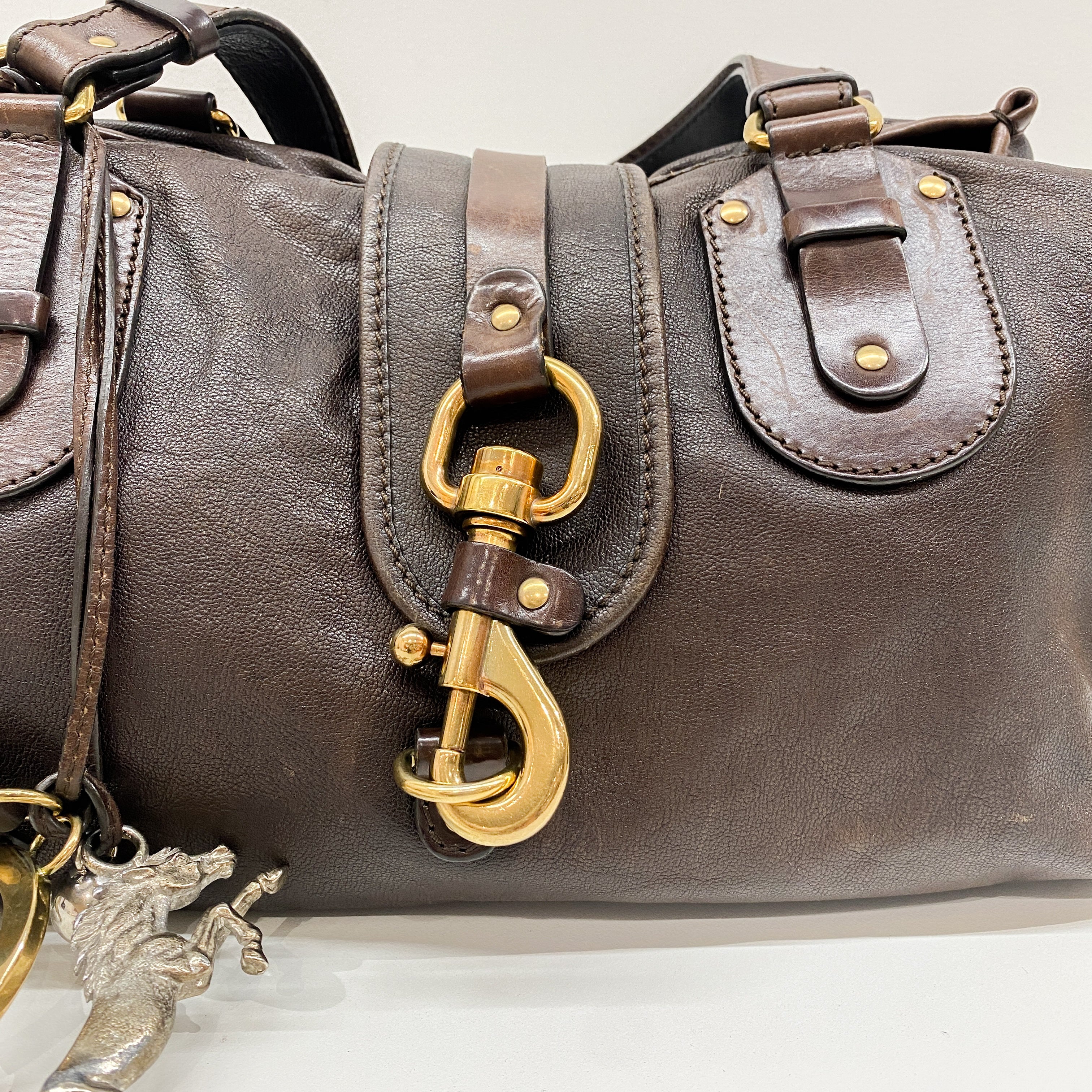 Kerala Brown Leather Shoulder Bag