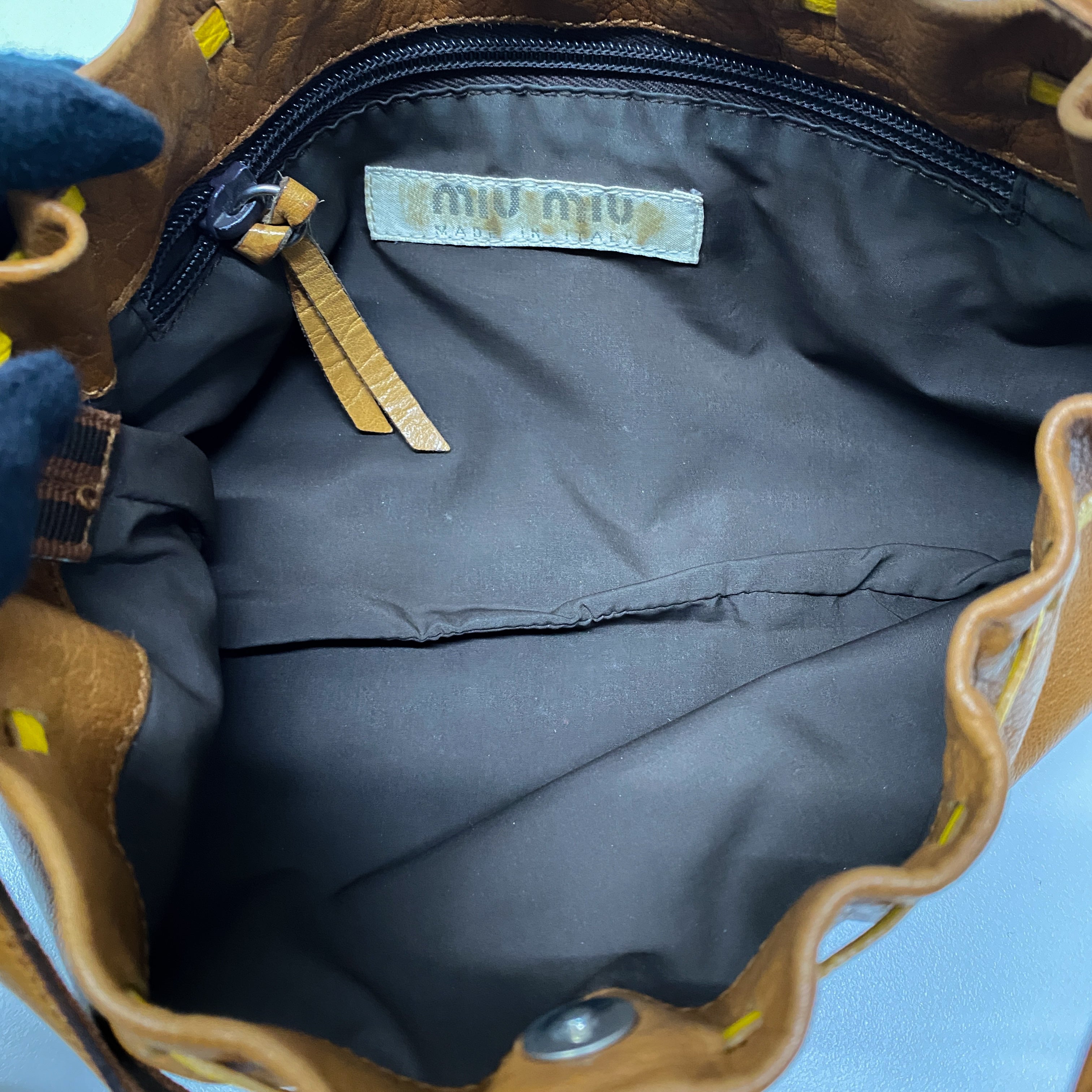 Brown Leather Shoulder Bag