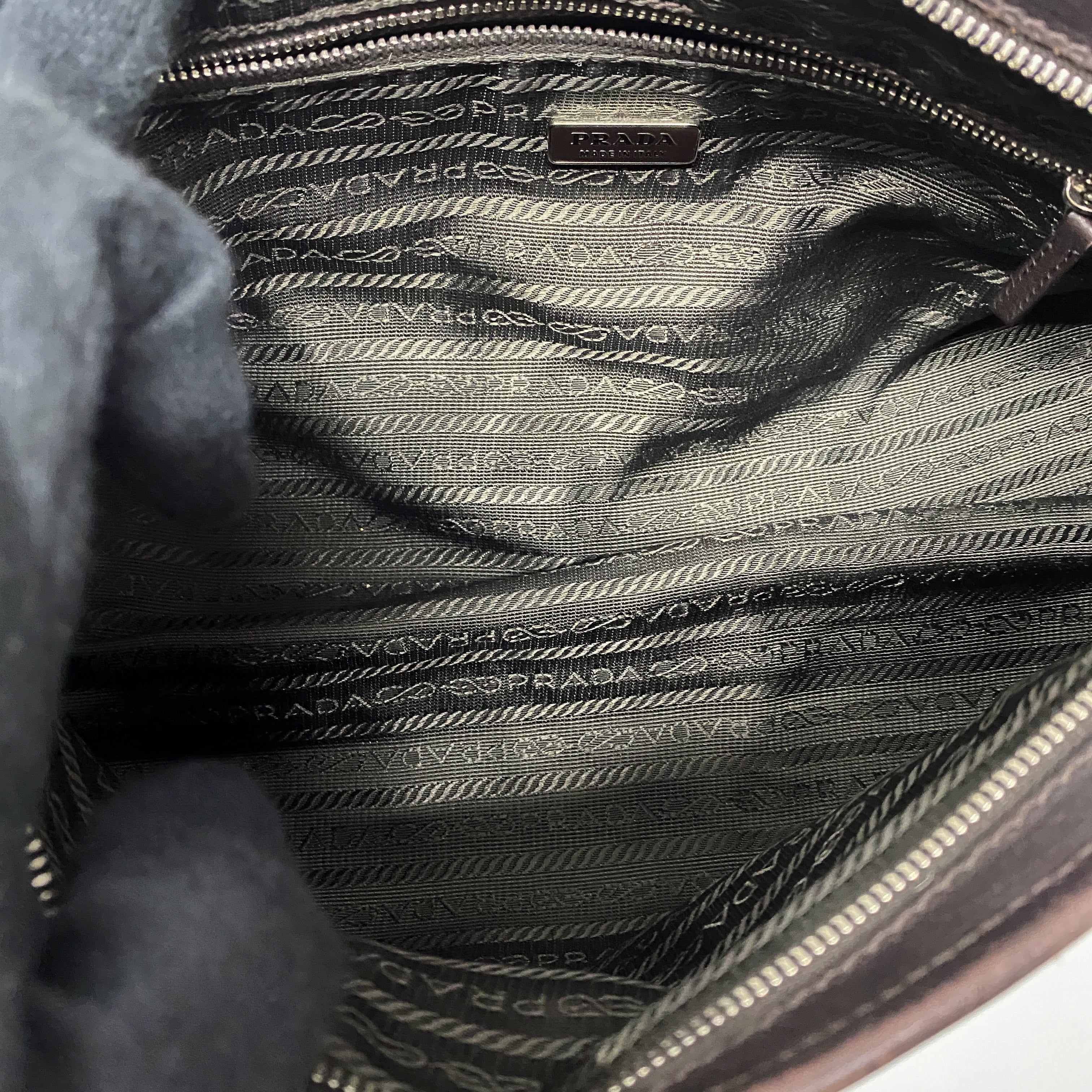 Brown Zebra Print Pony Hair Handbag