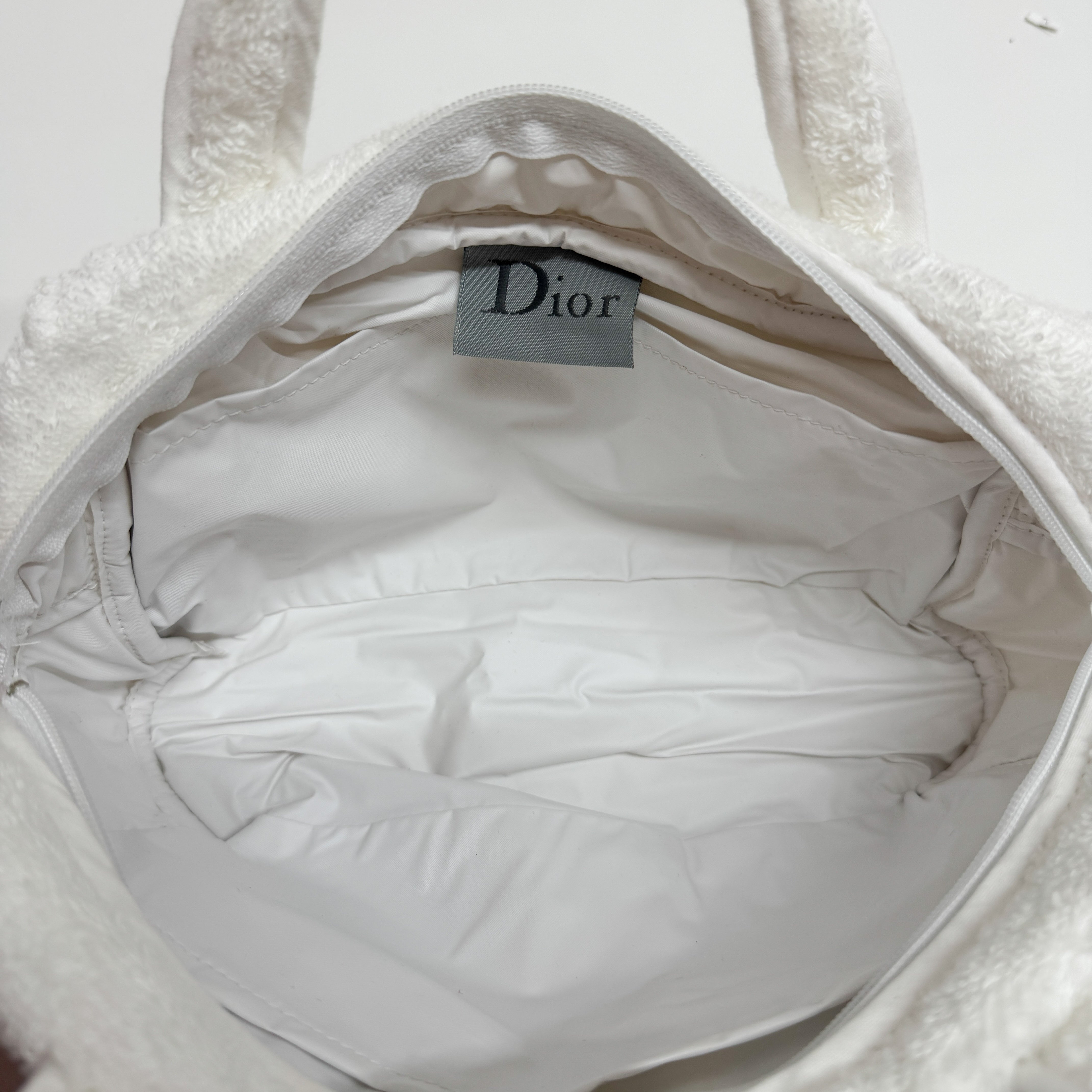 J'Adore Dior Terry Towel Mini Boston Bag